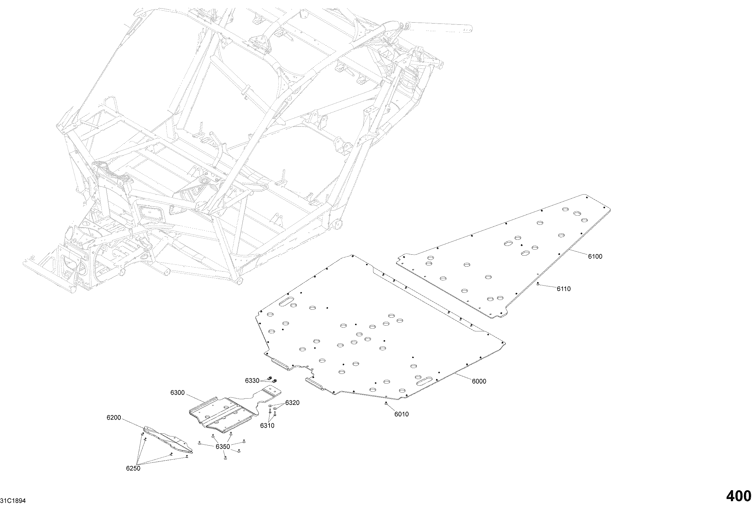 Body Parts - Carbon Black - Package XRC - Floor Section
