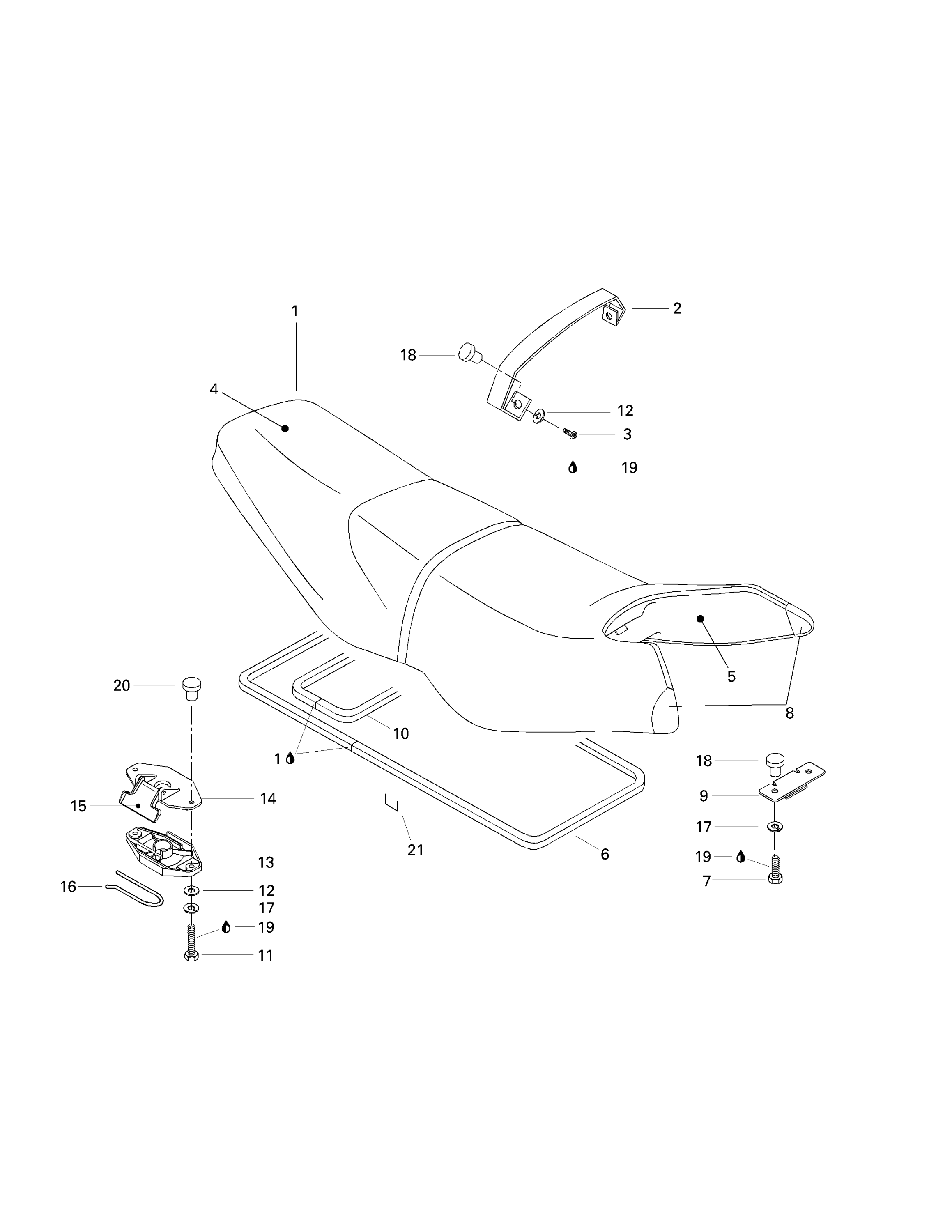Seat And Engine Cover