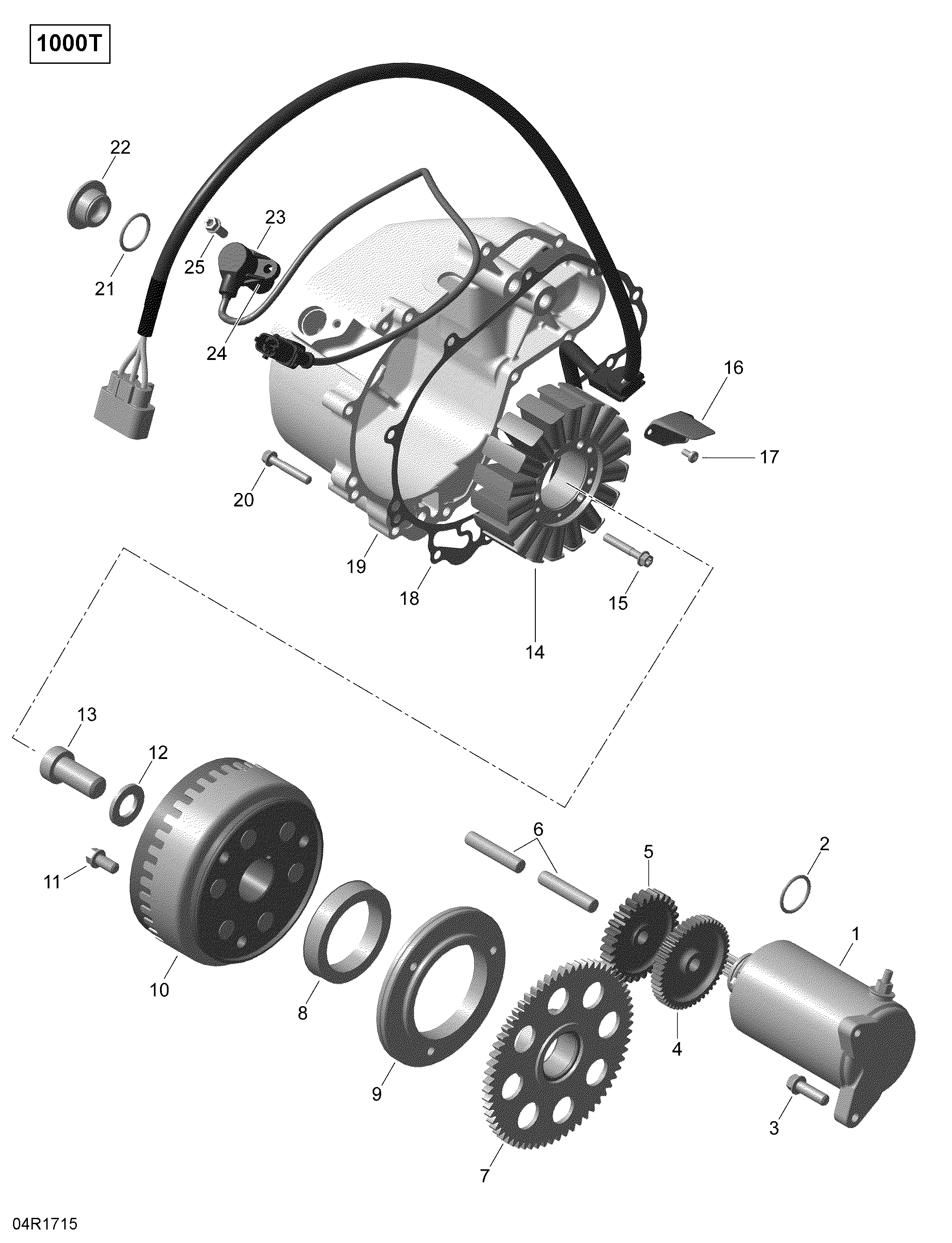 Magneto and Electric Starter - Turbo