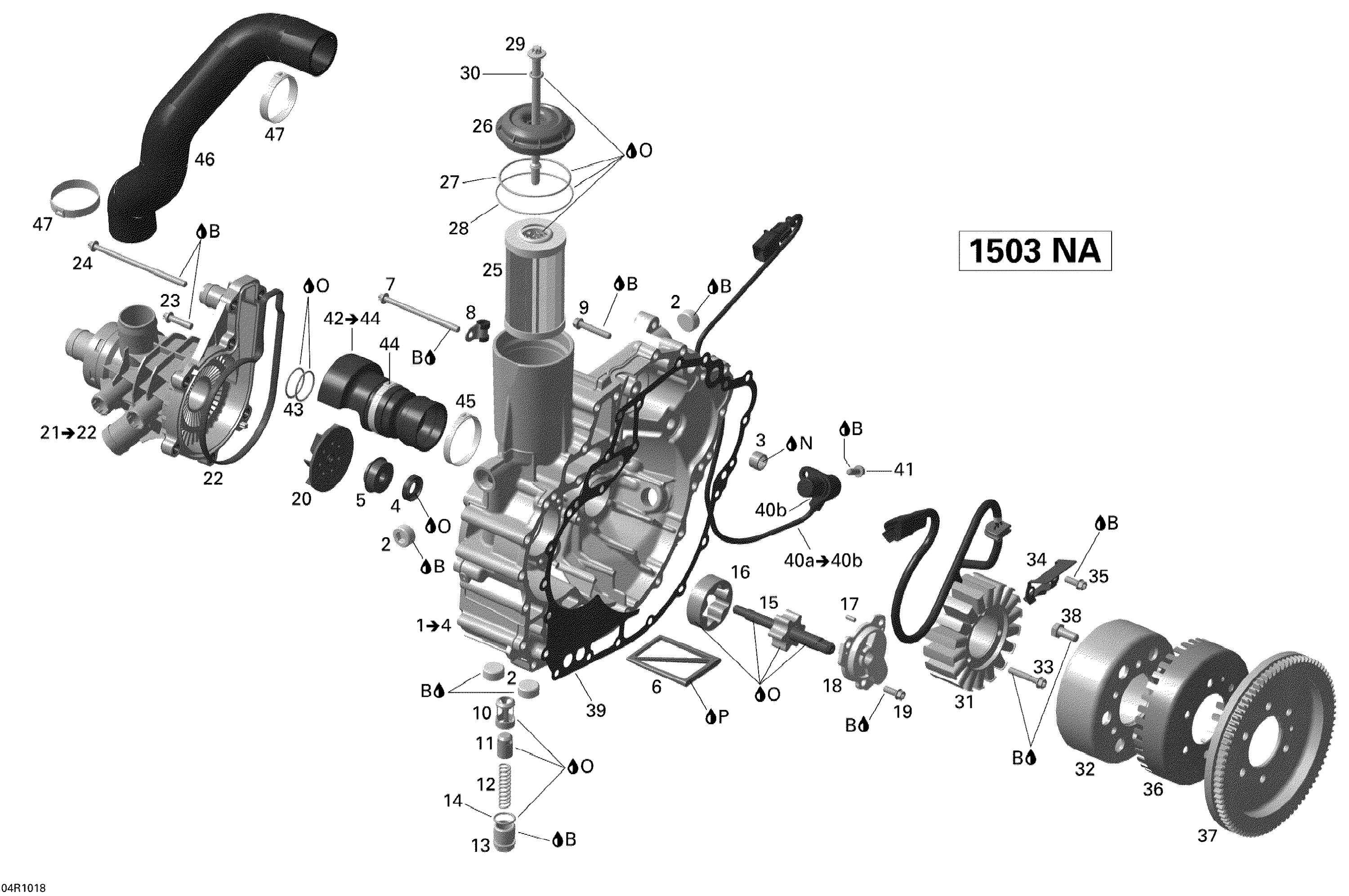 PTO Cover And Magneto _V2_V3