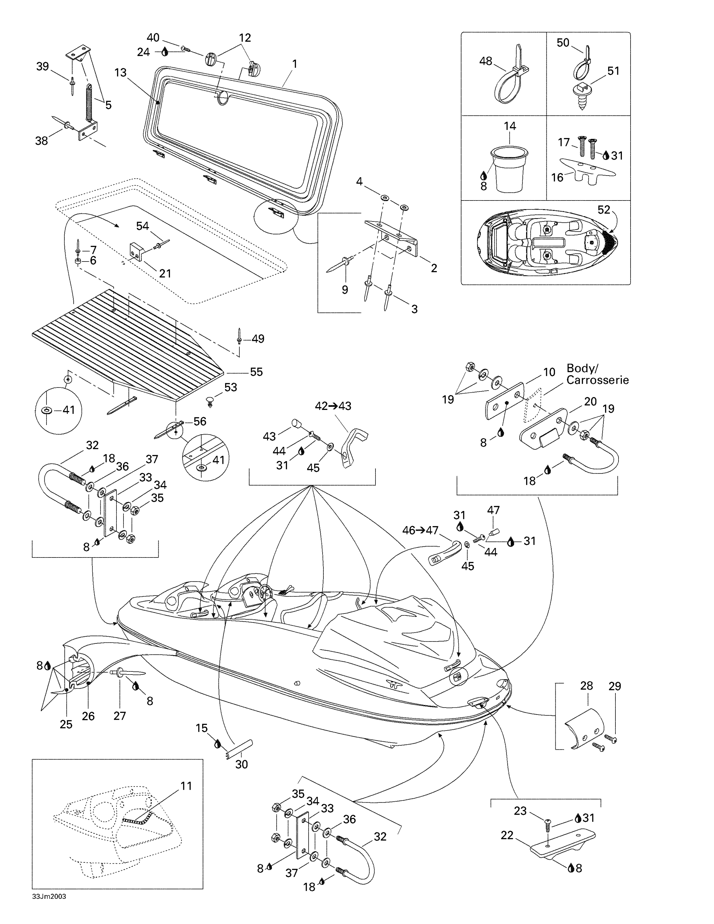Central Cover And Accessories