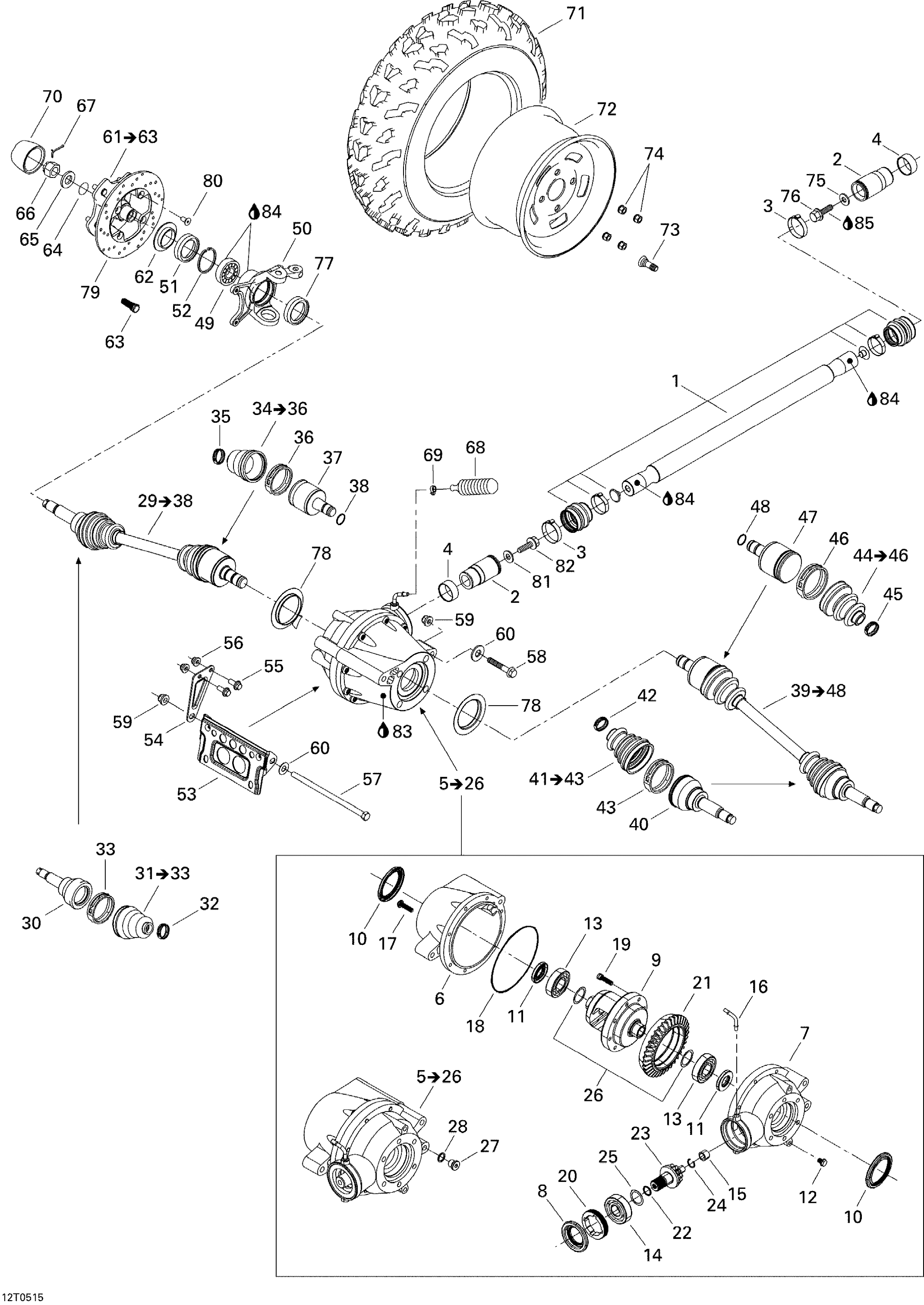 Drive System, Front