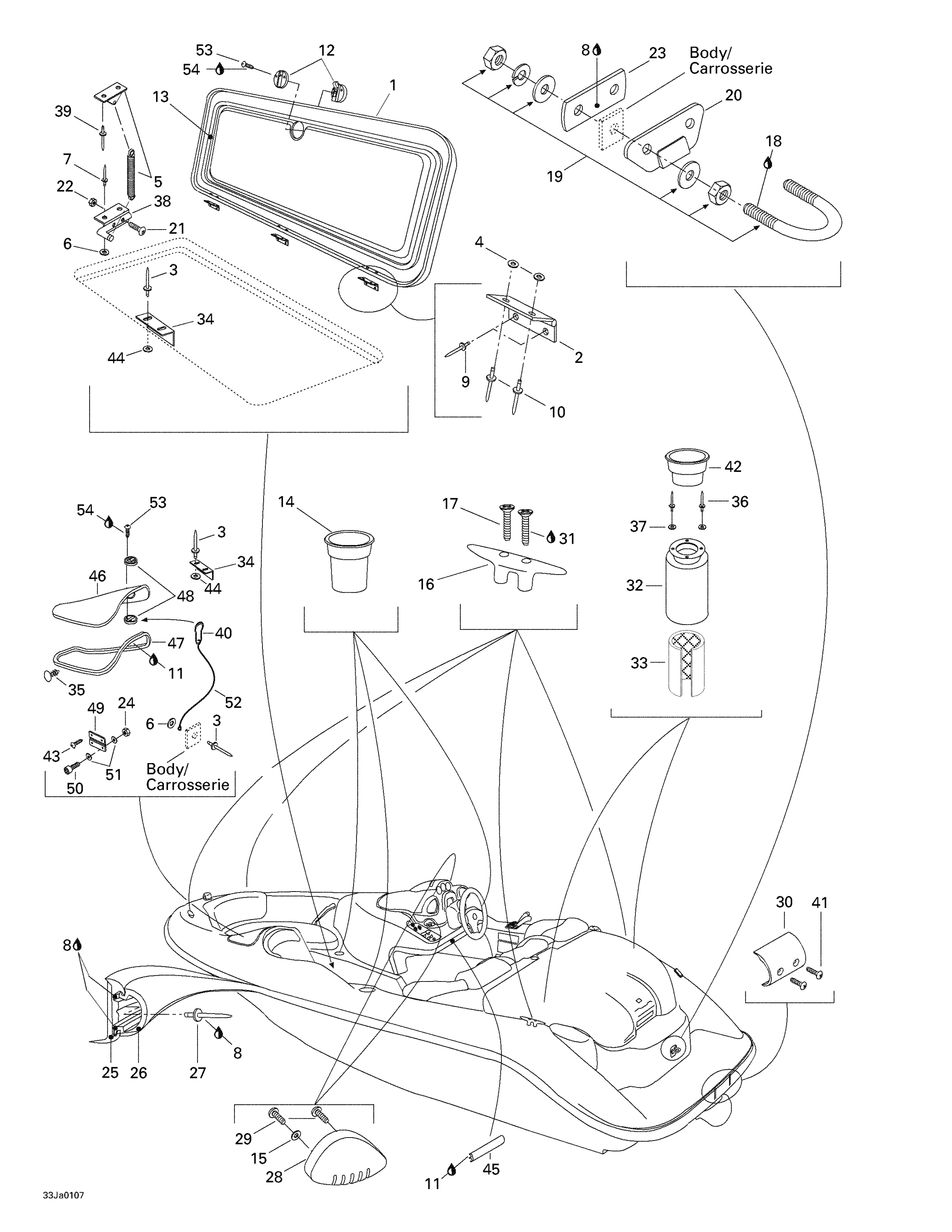 Central Cover And Accessories