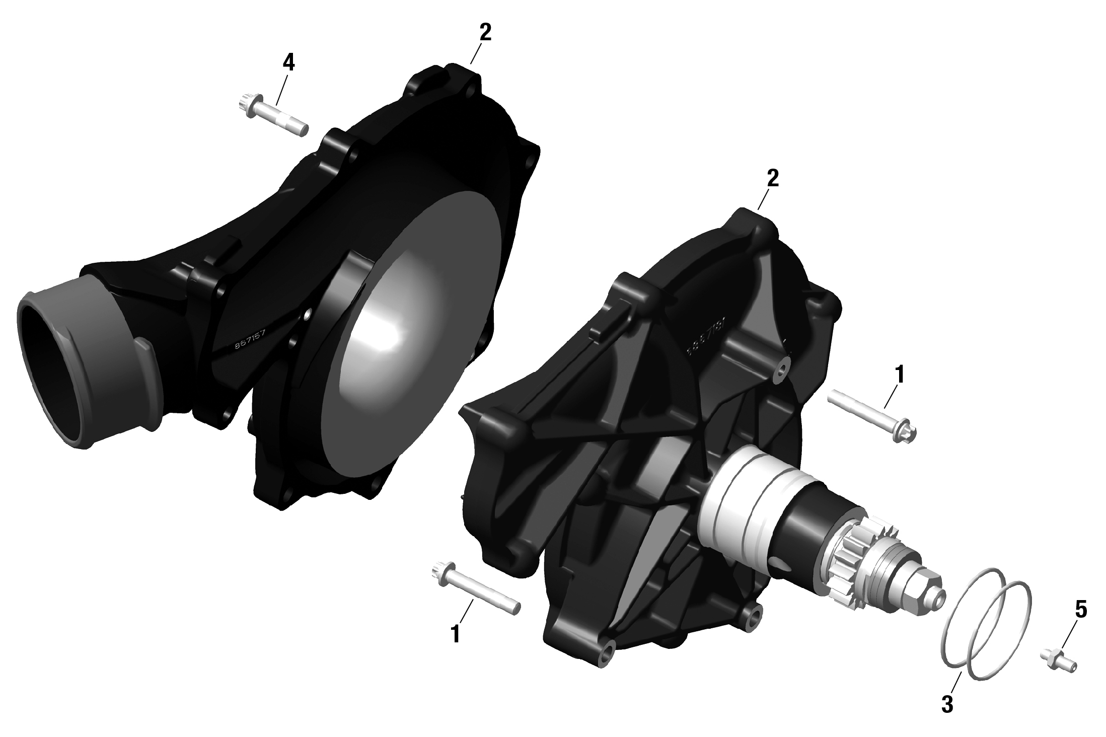 Схема узла: ROTAX - Supercharger