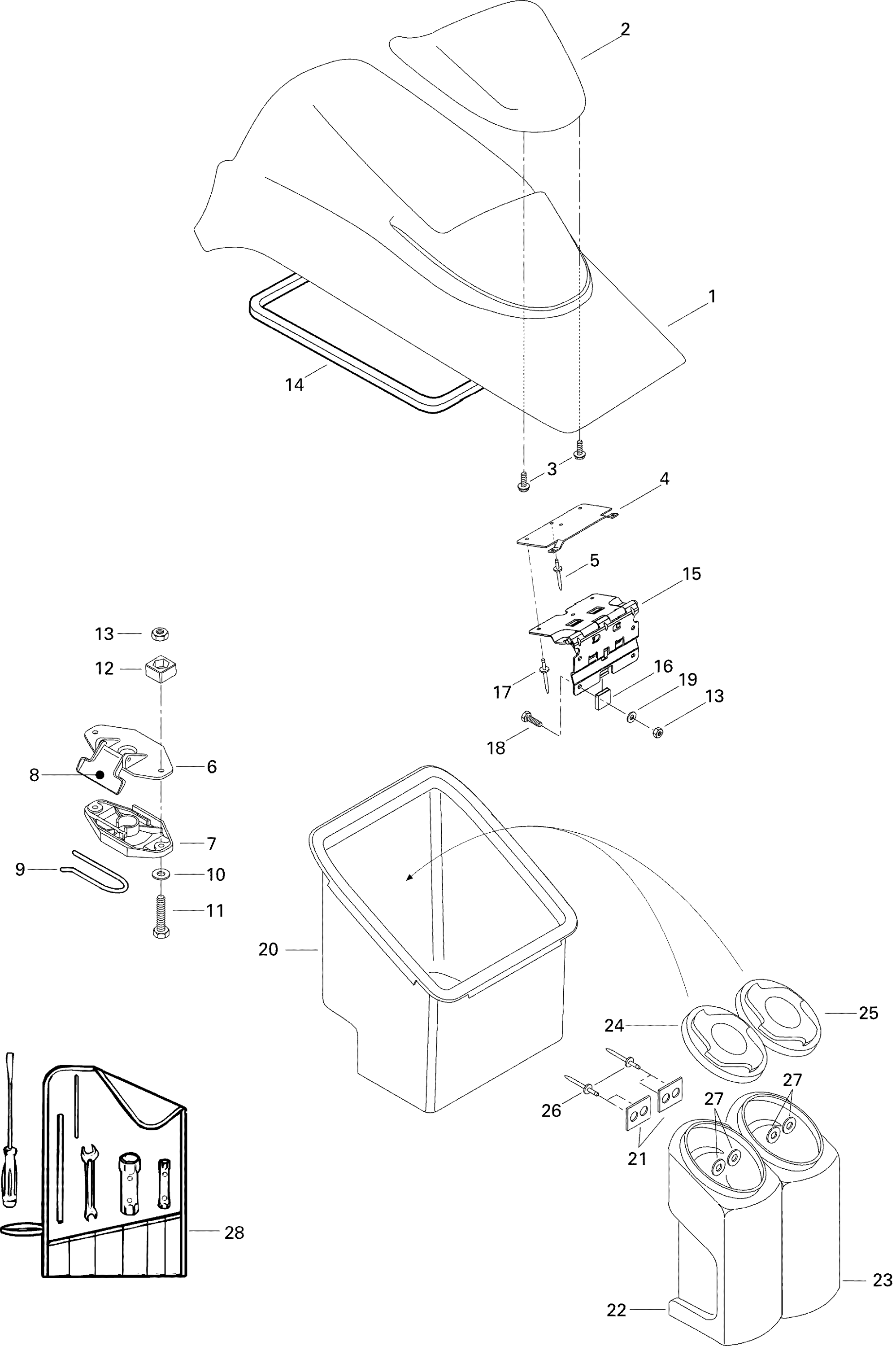 Front Storage Compartment