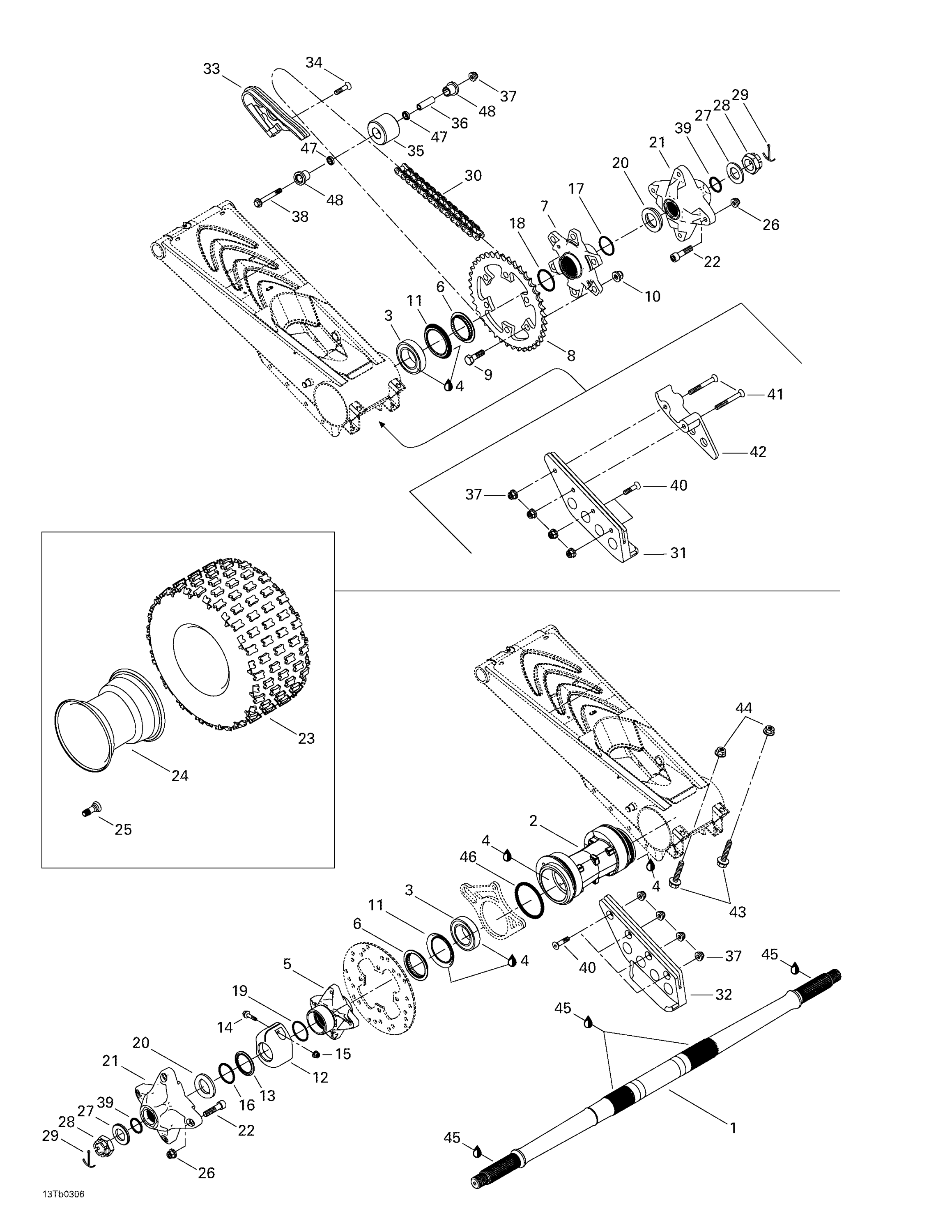 Drive System, Rear