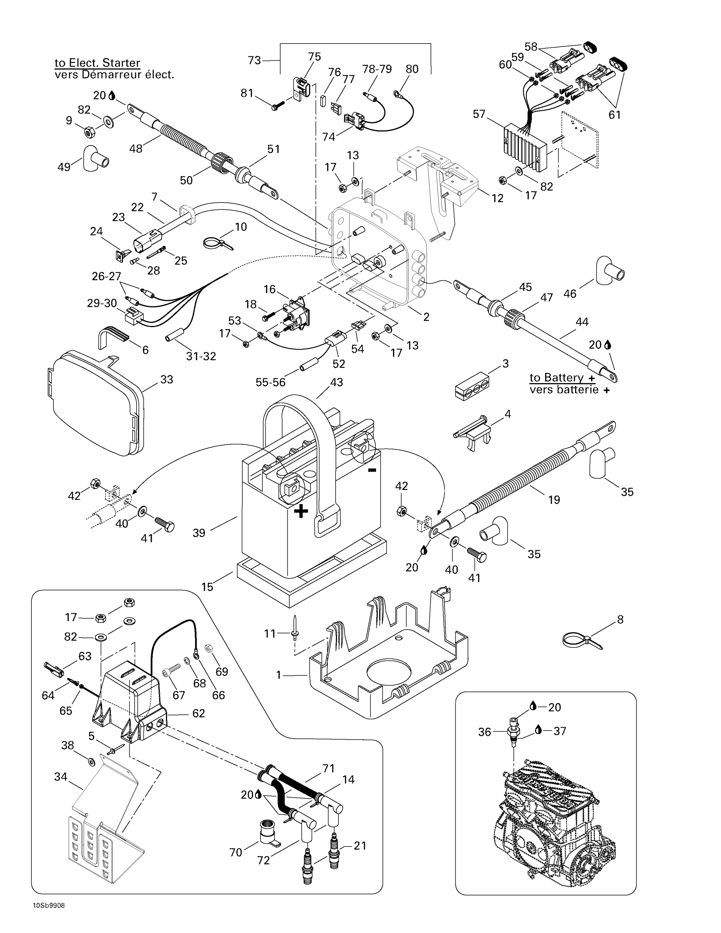 Схема узла: Rear Electrical Box