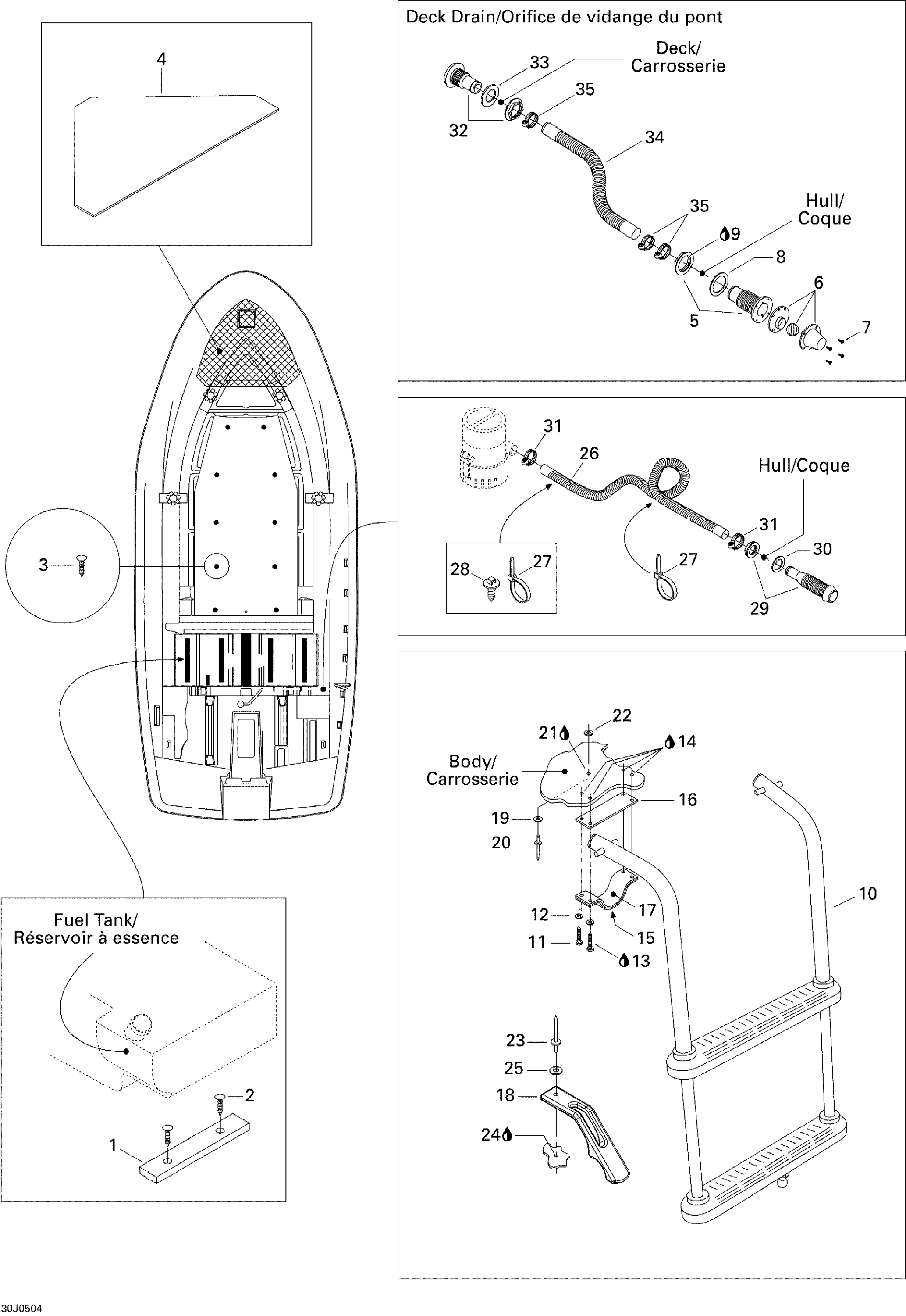 Lower Hull And Ladder