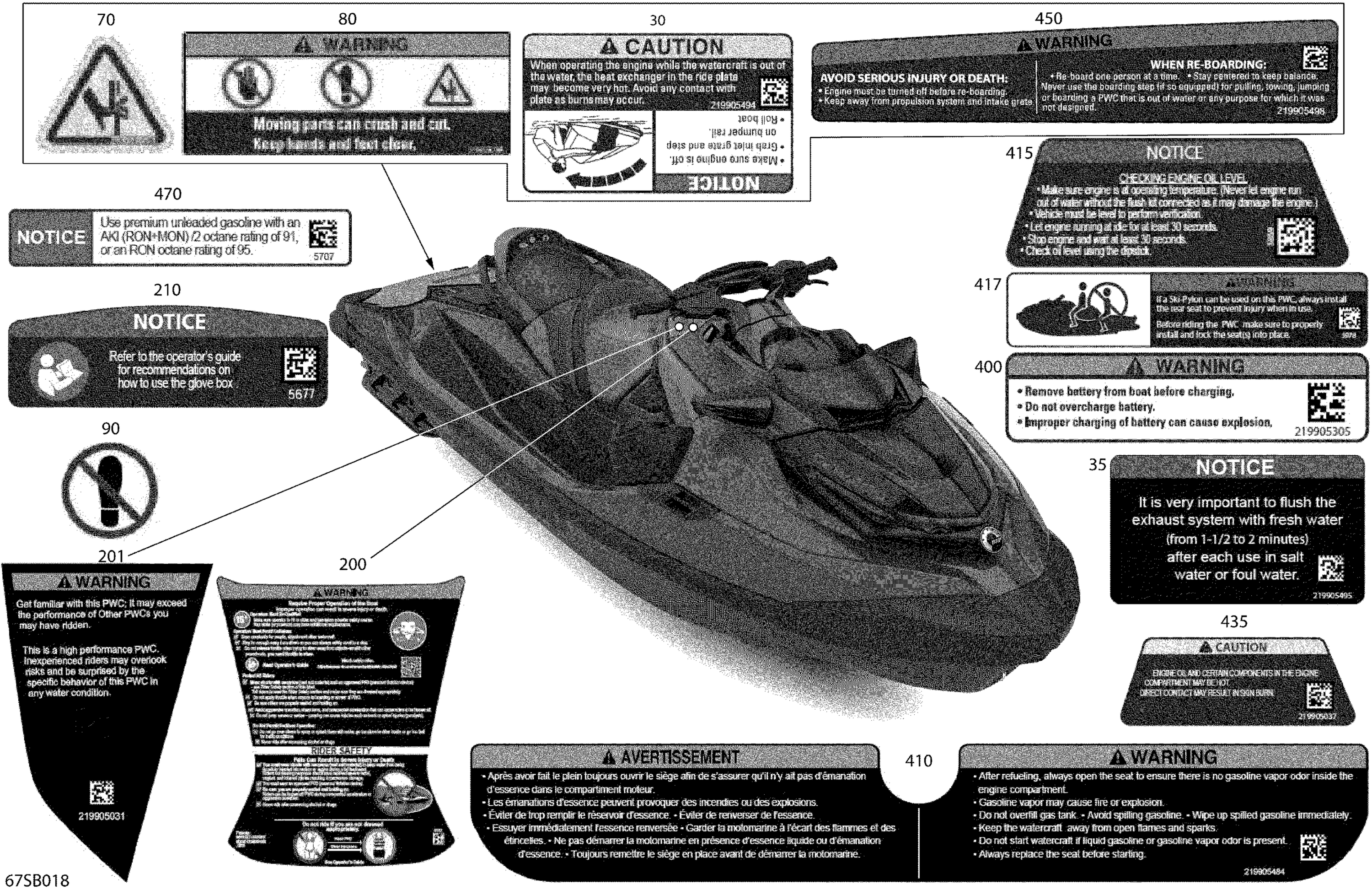 Body - Warning Decals