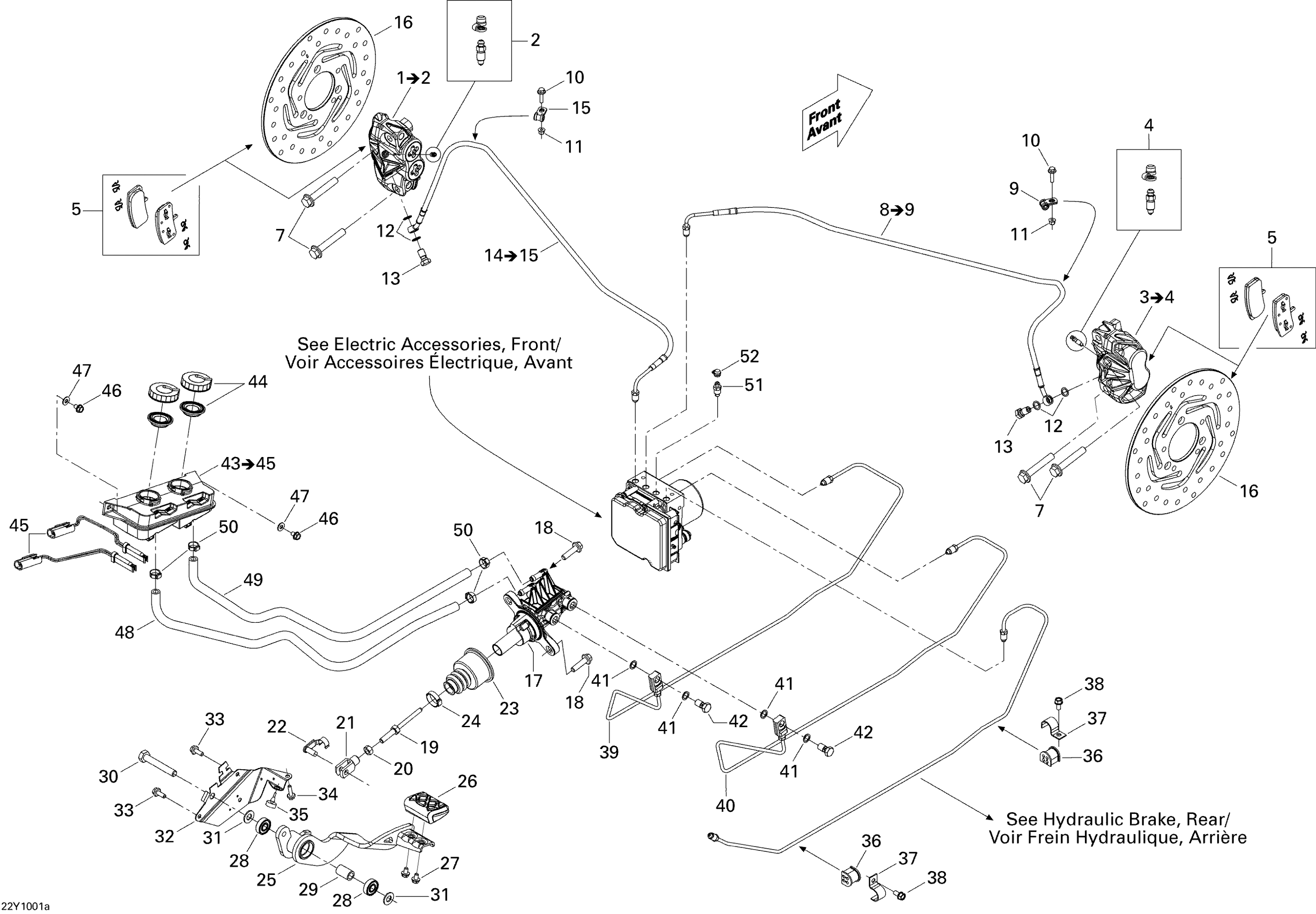 Hydraulic Brake Front