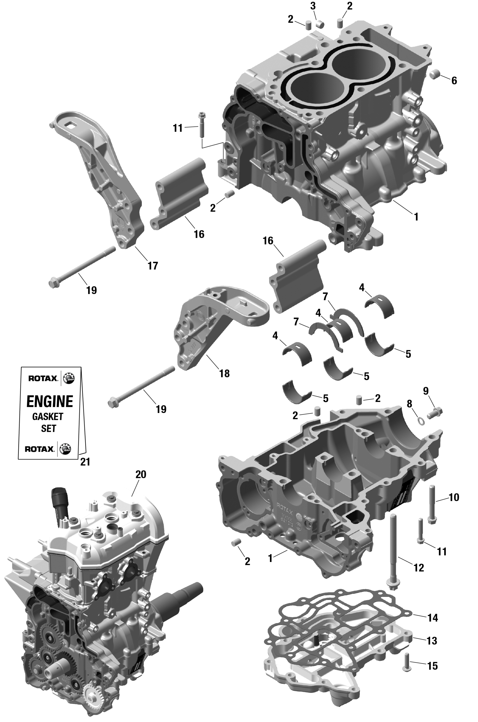 ROTAX - Crankcase