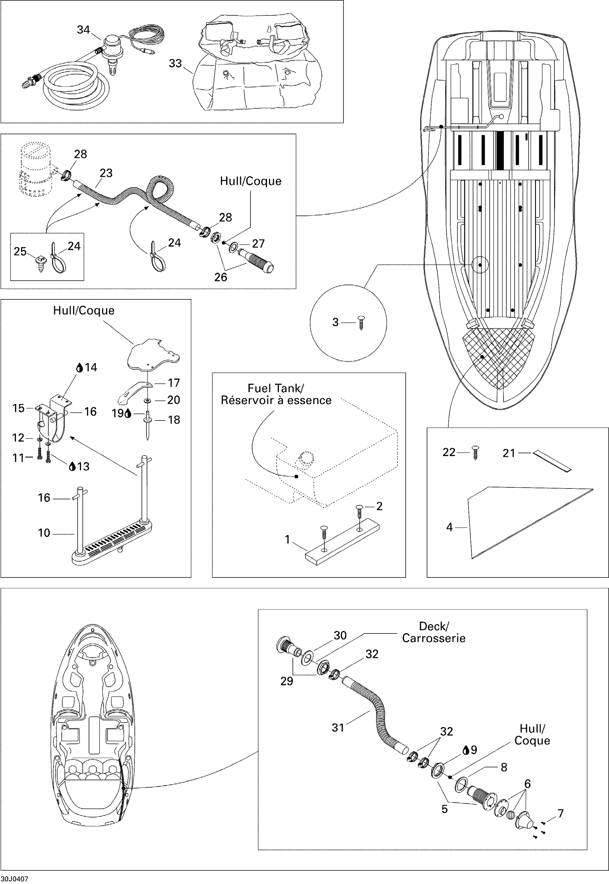 Схема узла: Lower Hull and Ladder