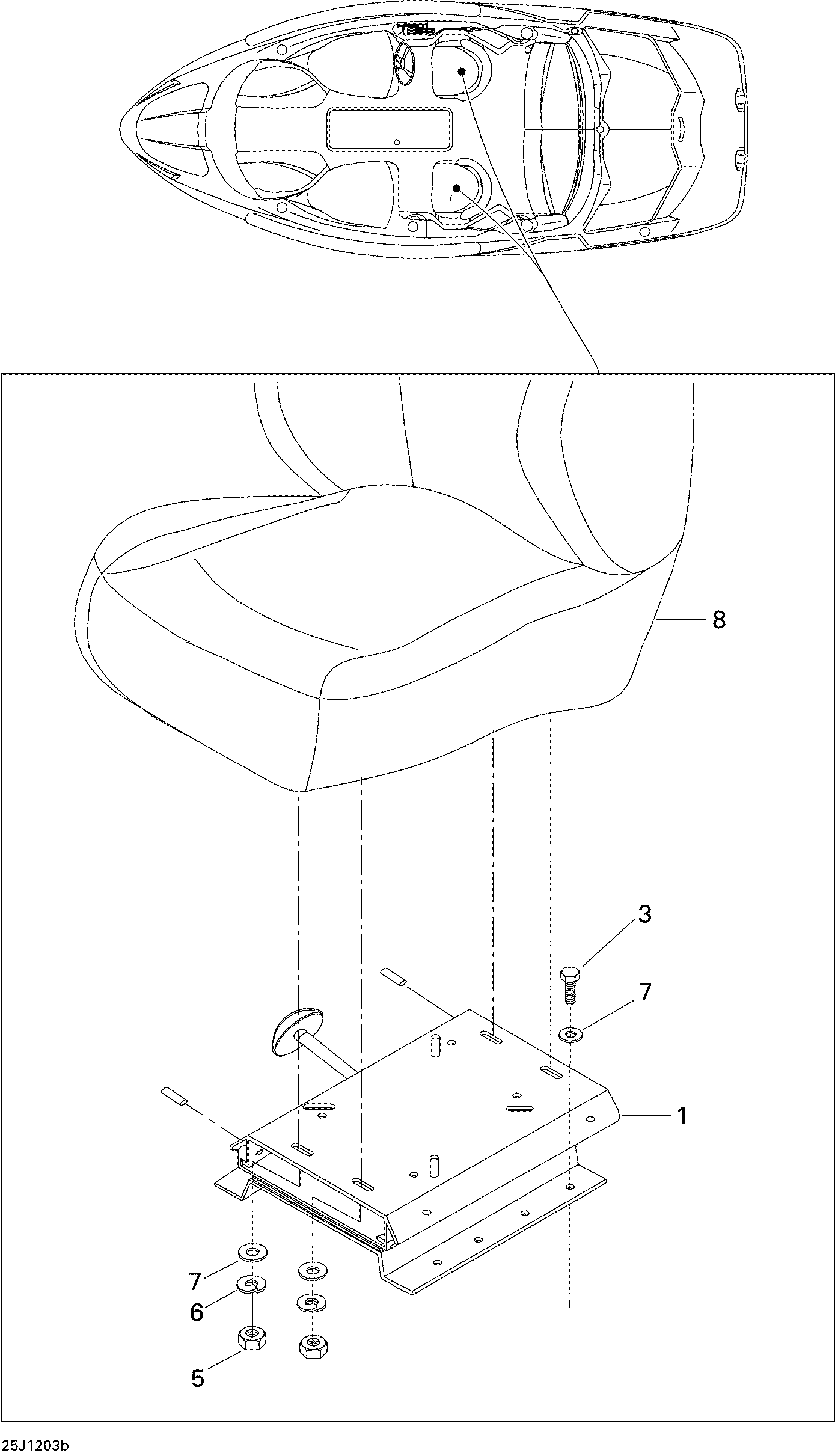 Схема узла: Seat 2