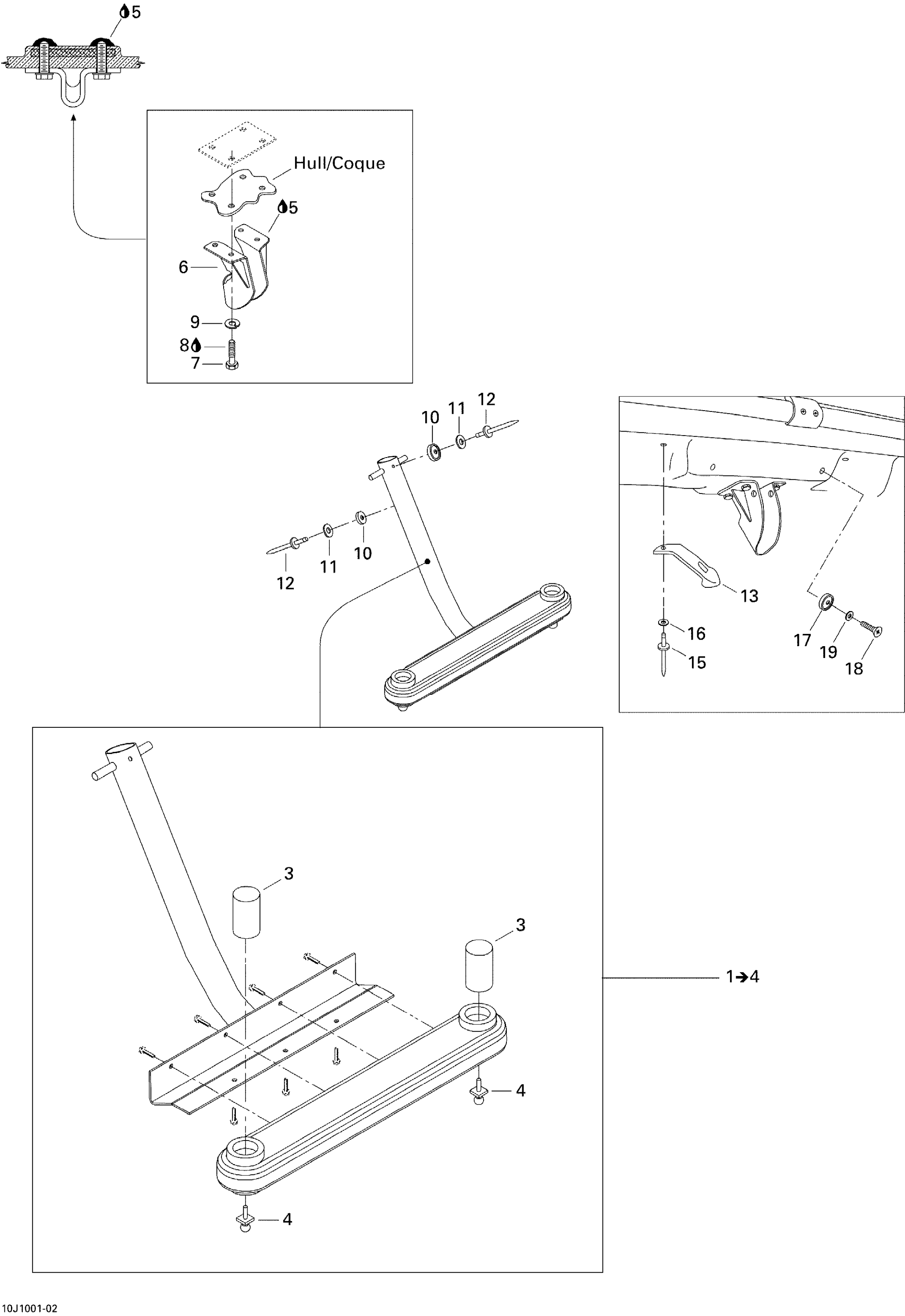Ladder, Rear