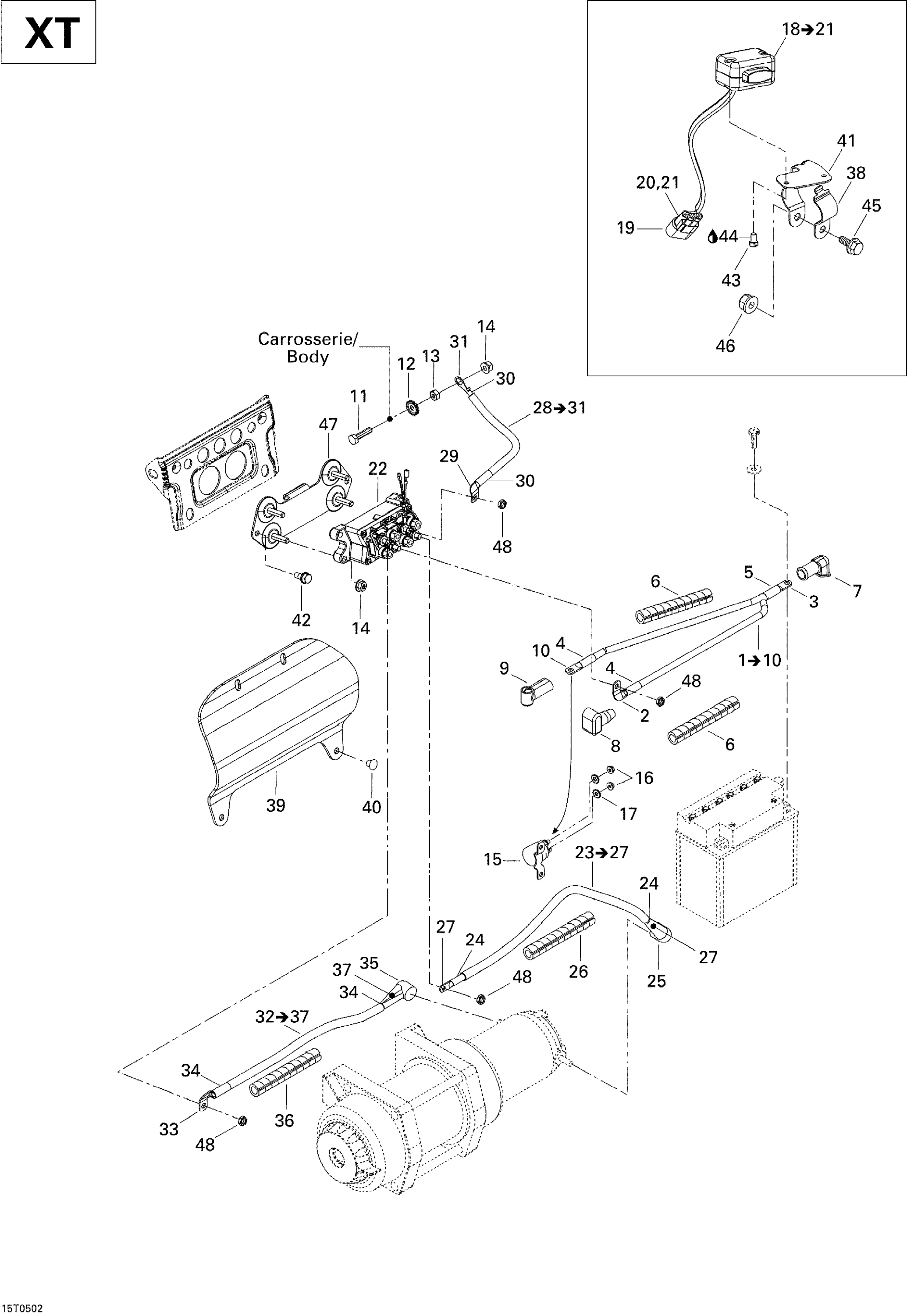 Electrical Harness, Front Section