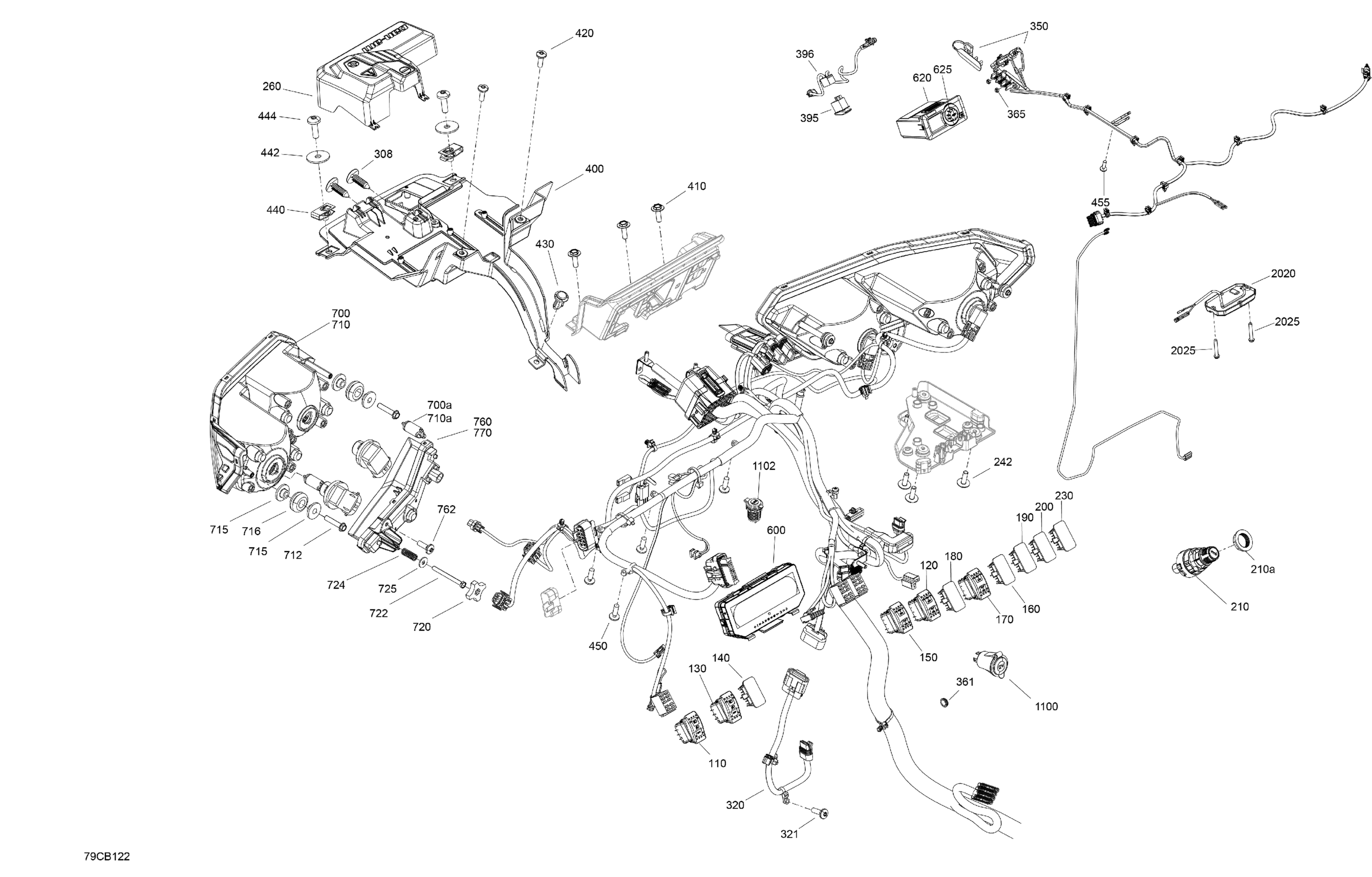 Схема узла: Electric - Front Section