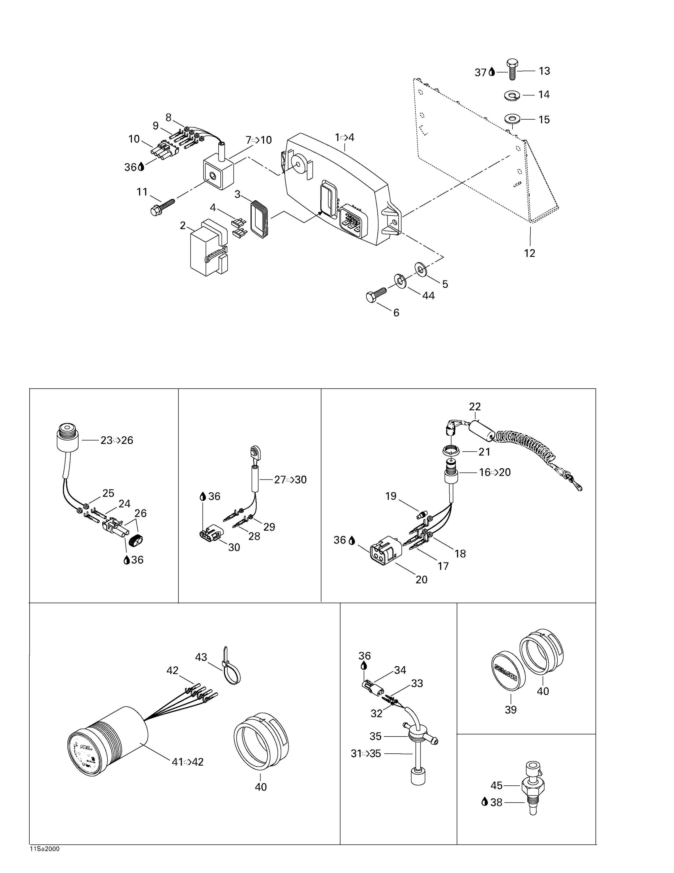 Схема узла: Electronic Module And Electrical Accessories