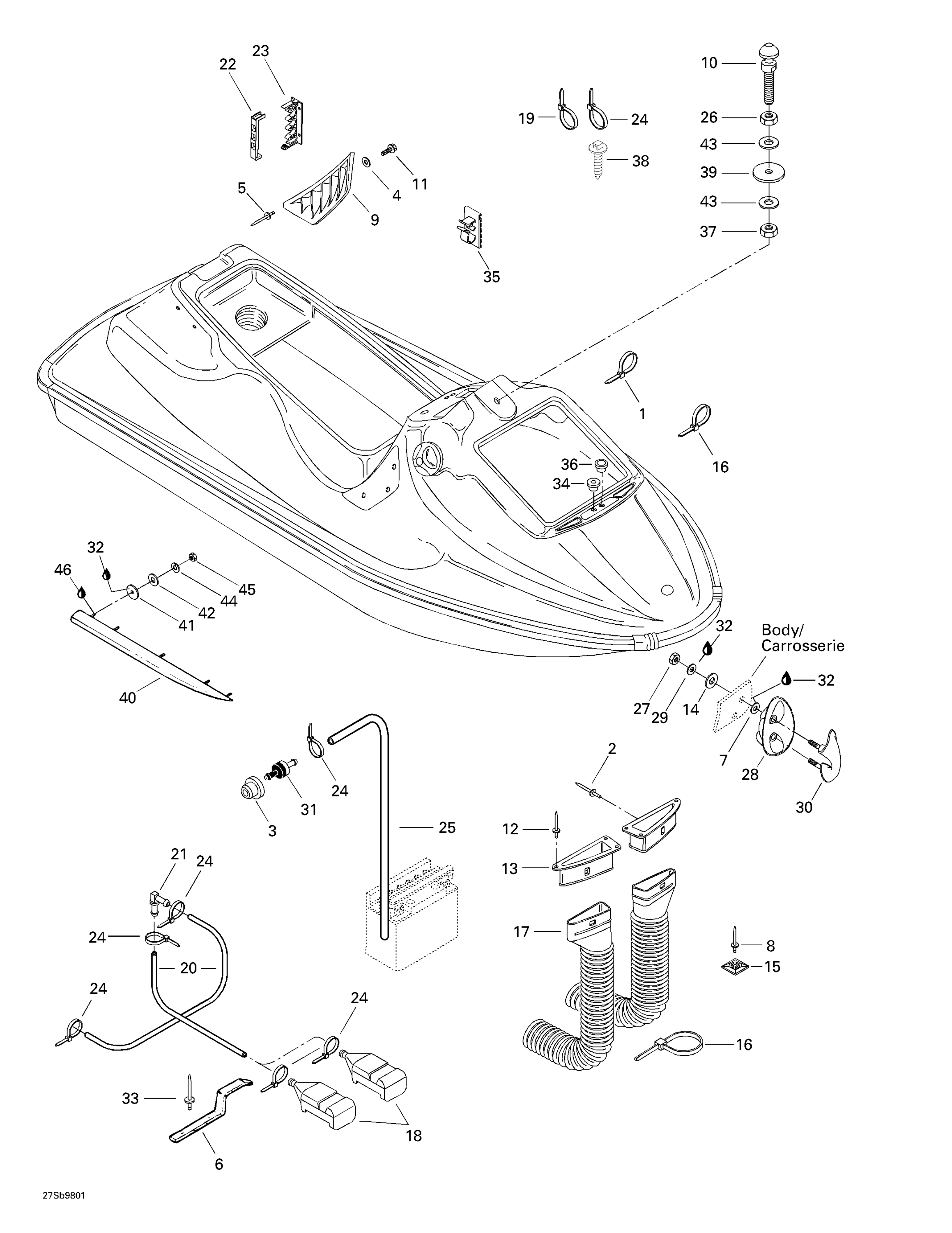 Схема узла: Body