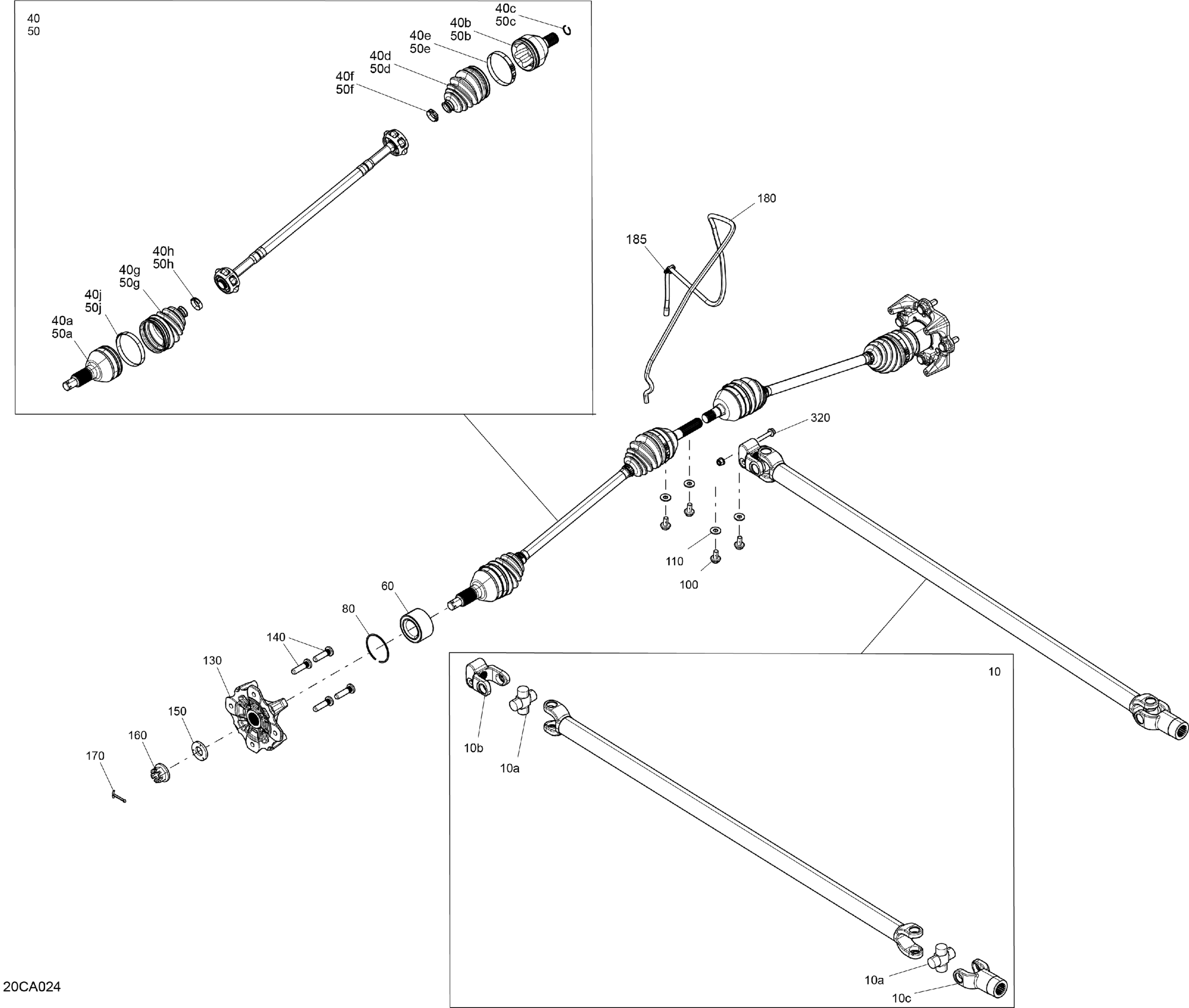Drive - Front Section - Common Parts