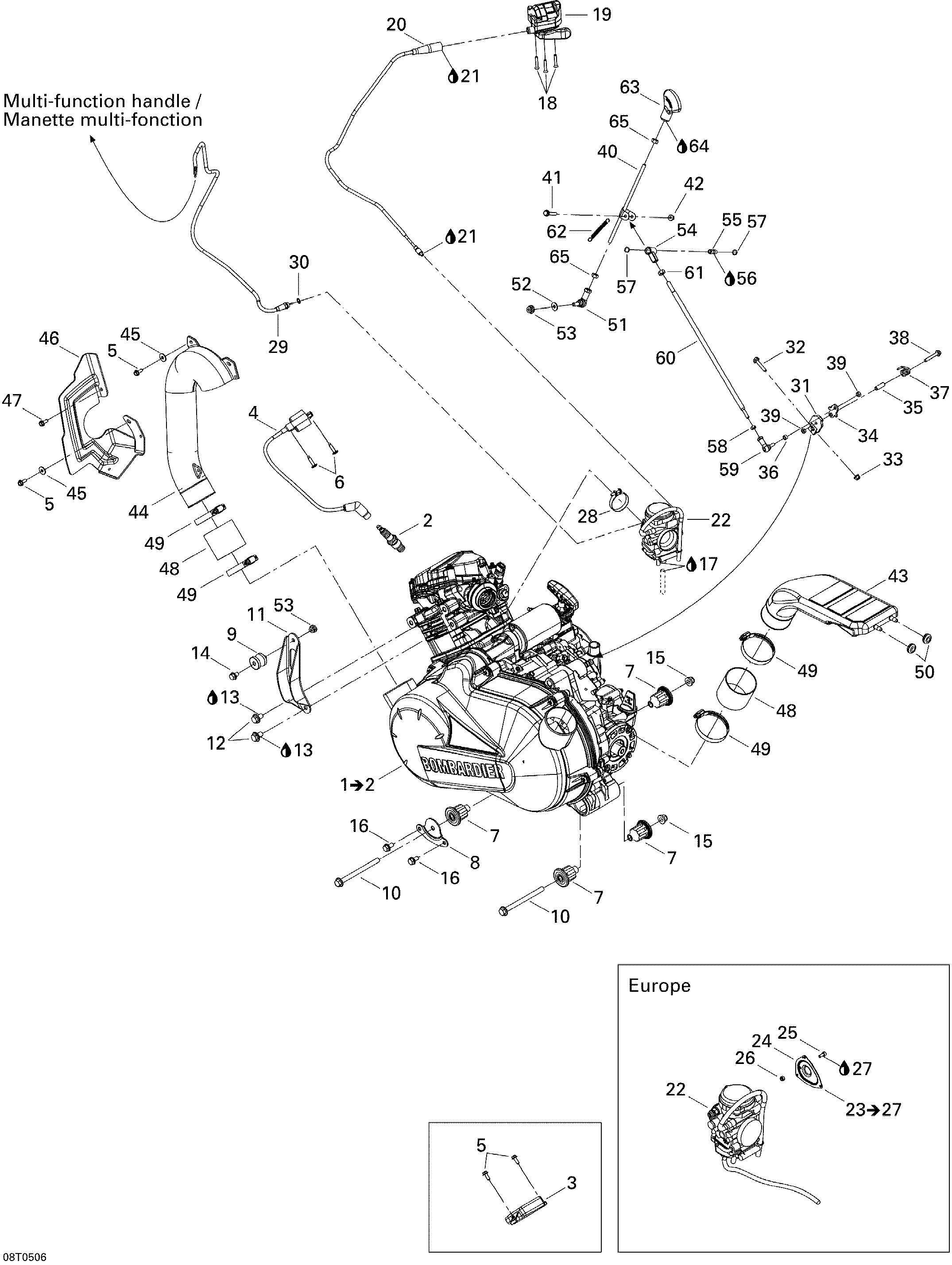Схема узла: Engine And Engine Support
