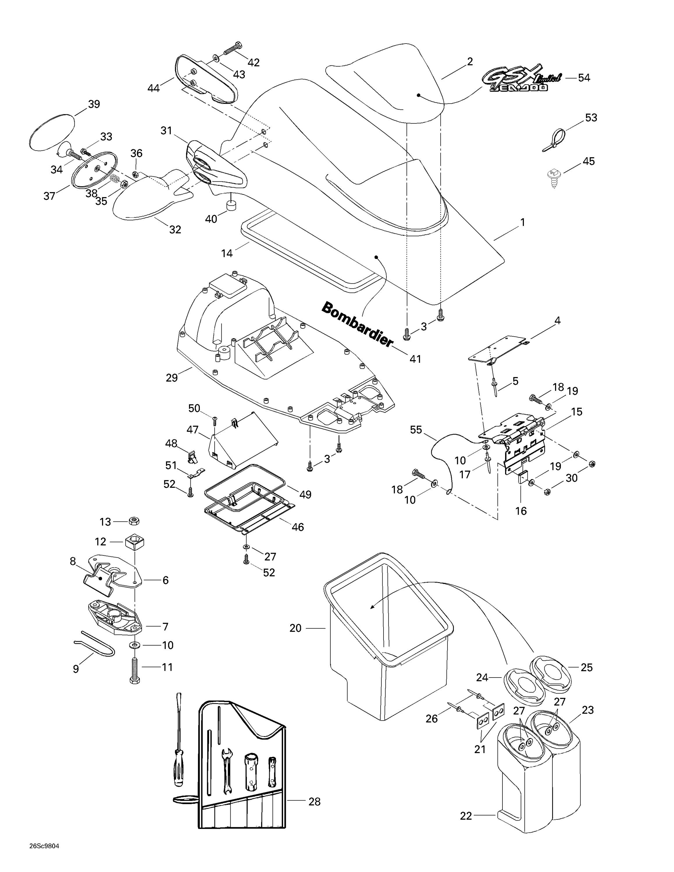 Front Storage Compartment