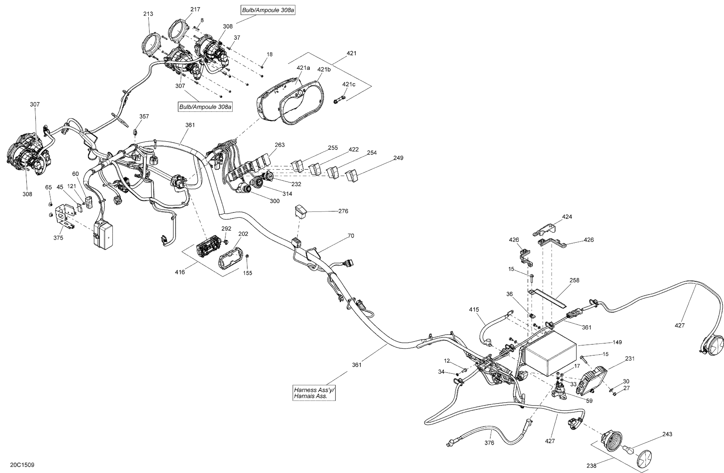 Схема узла: Electrical System _20C1509