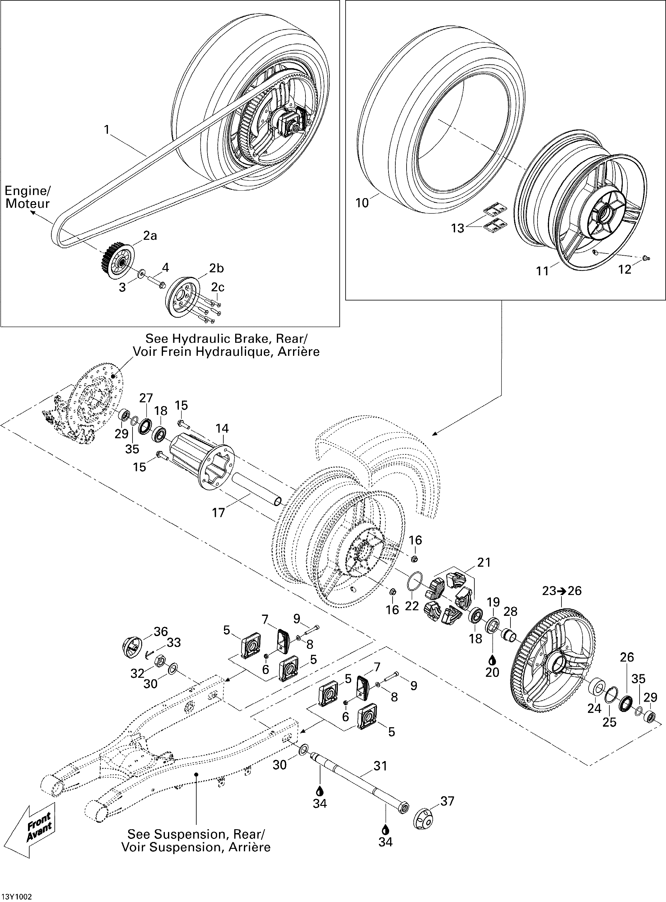 Drive System, Rear