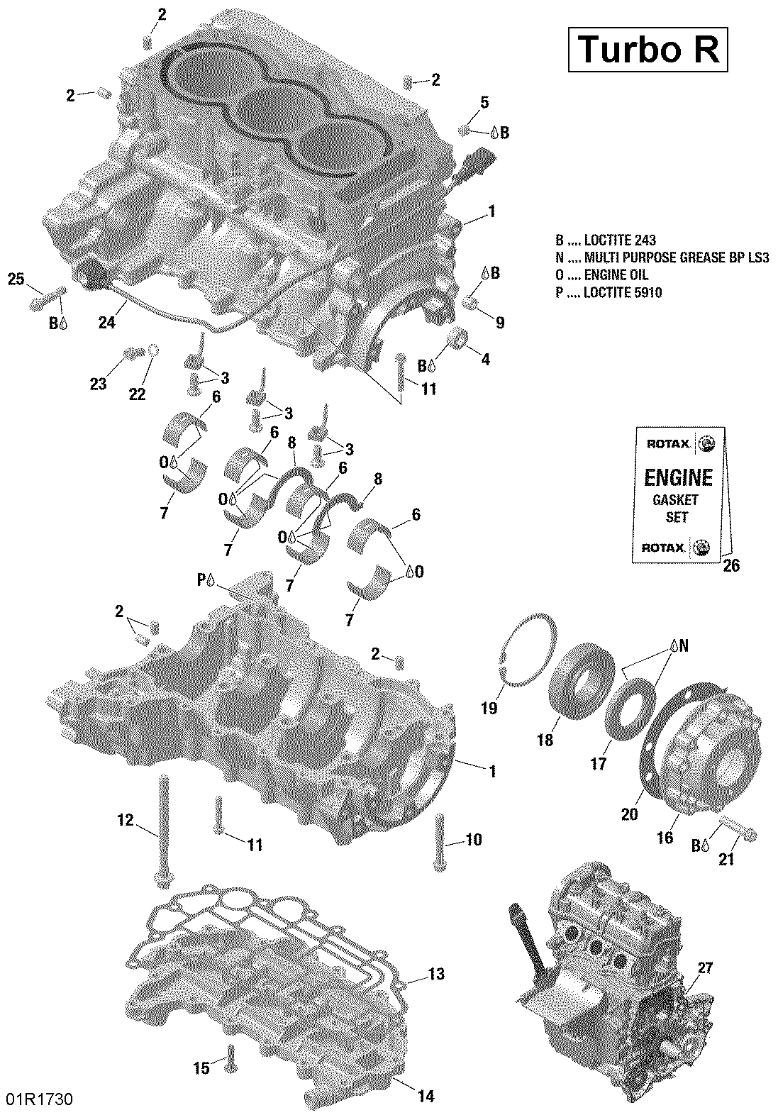 Схема узла: Crankcase
