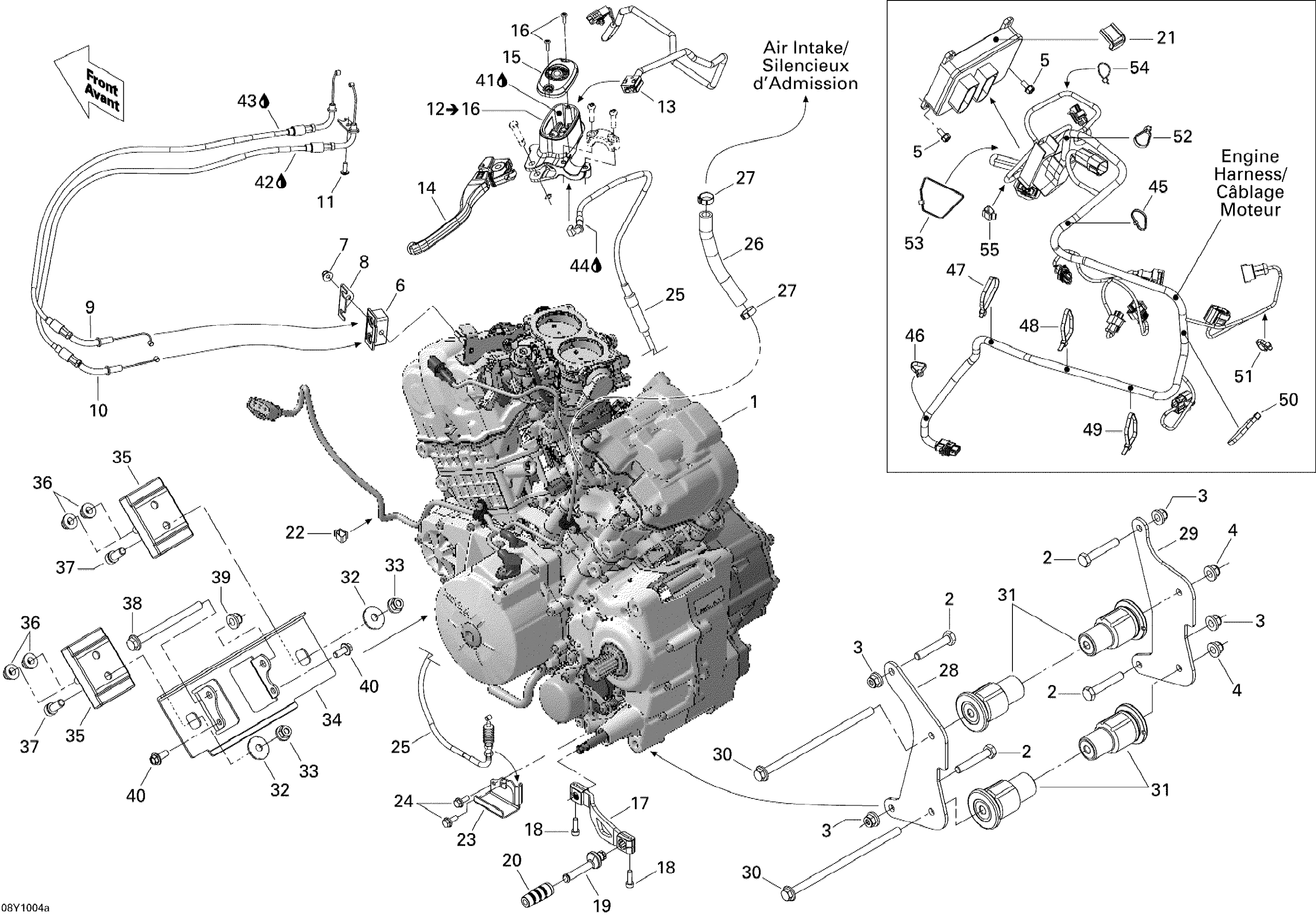 Схема узла: Engine 1_SM5 Manual