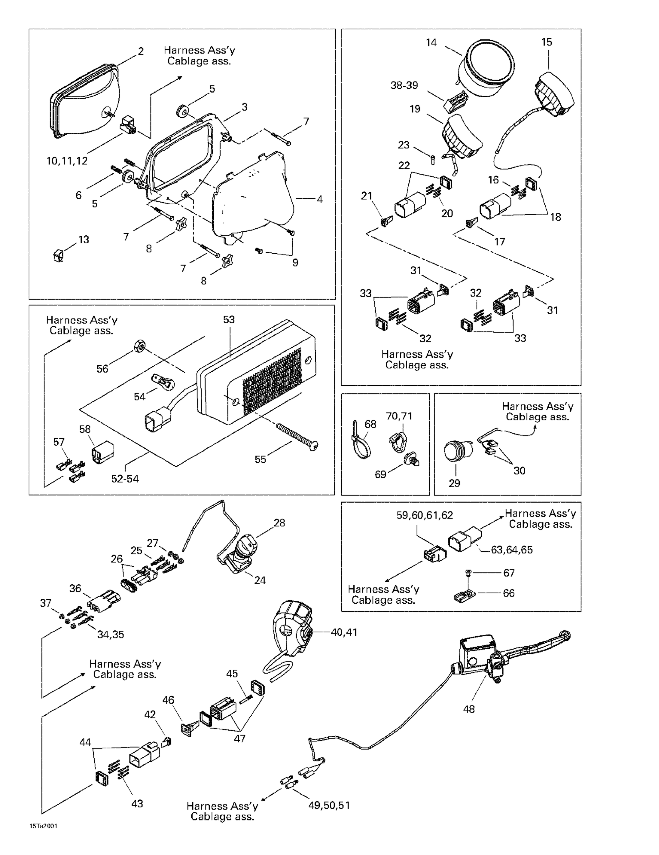 Схема узла: Main Harness And Electrical Accessories