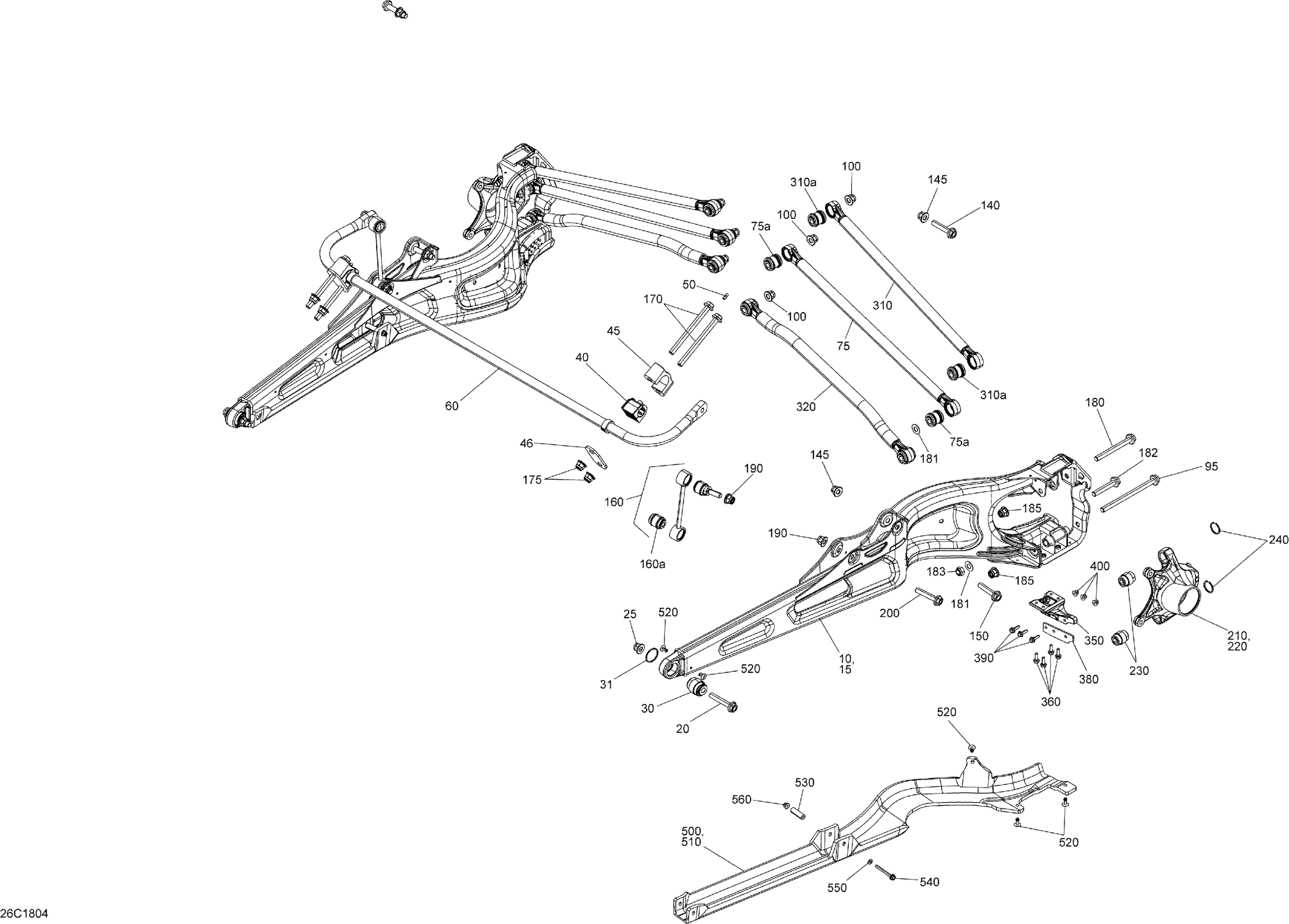 Rear Suspension - Package XMR