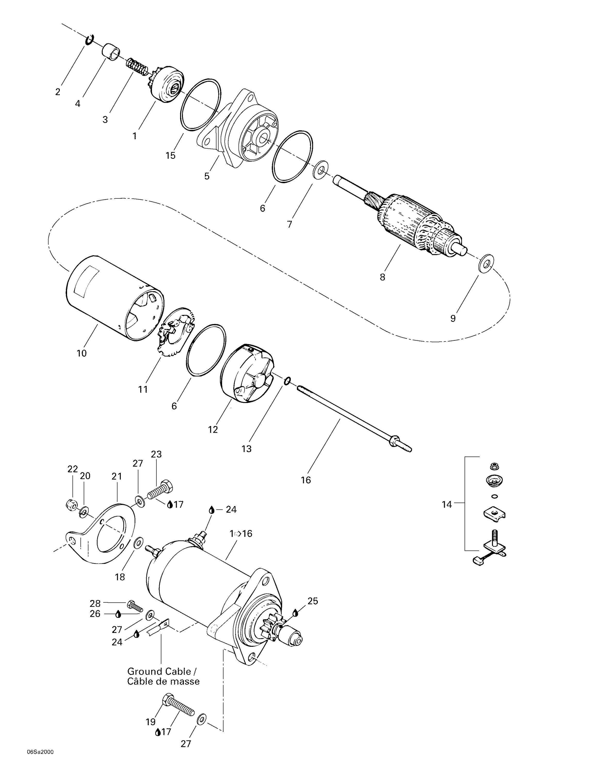 Схема узла: Starter