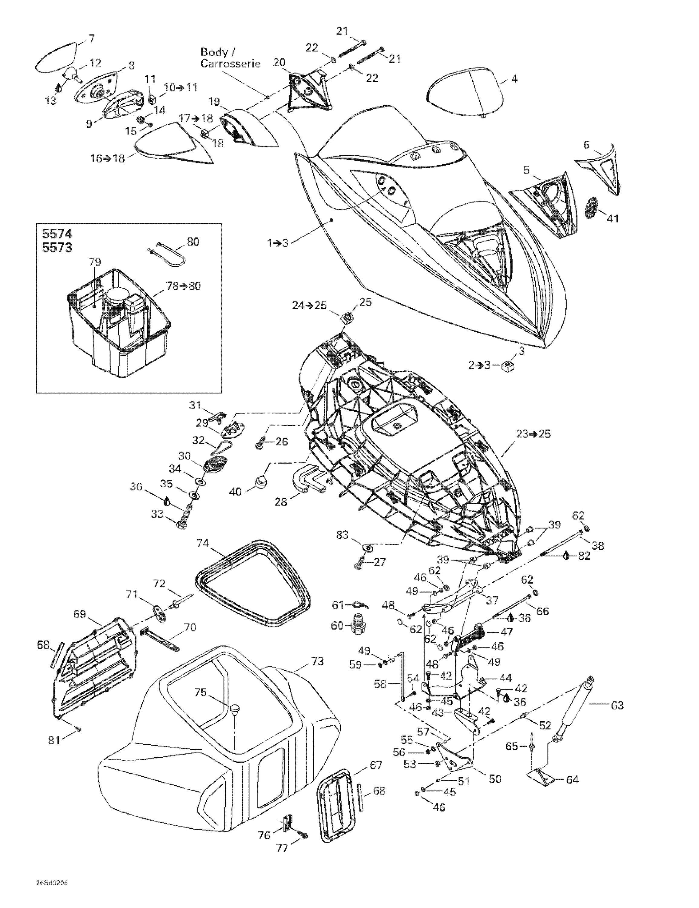 Front Storage Compartment
