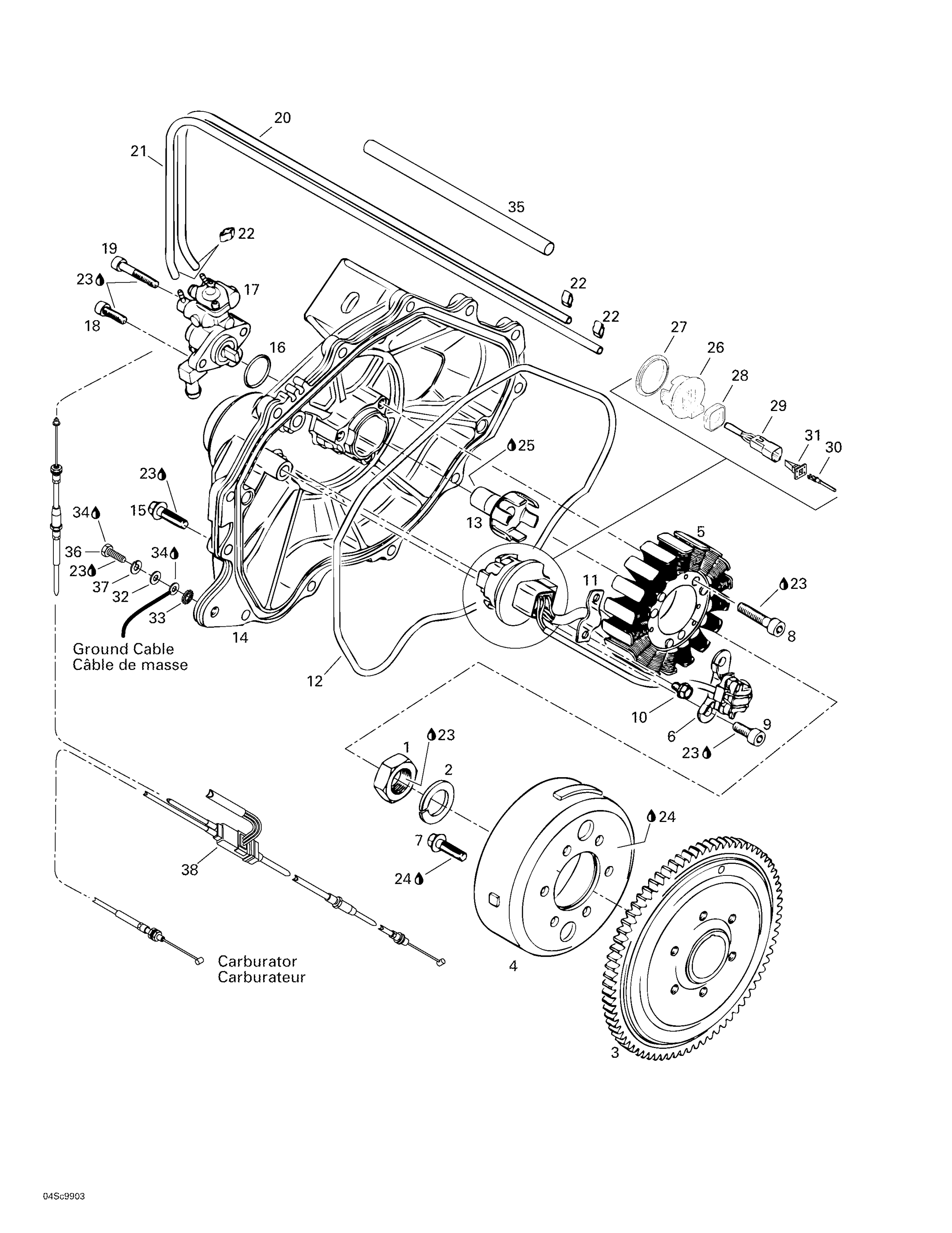 Magneto, Oil Pump