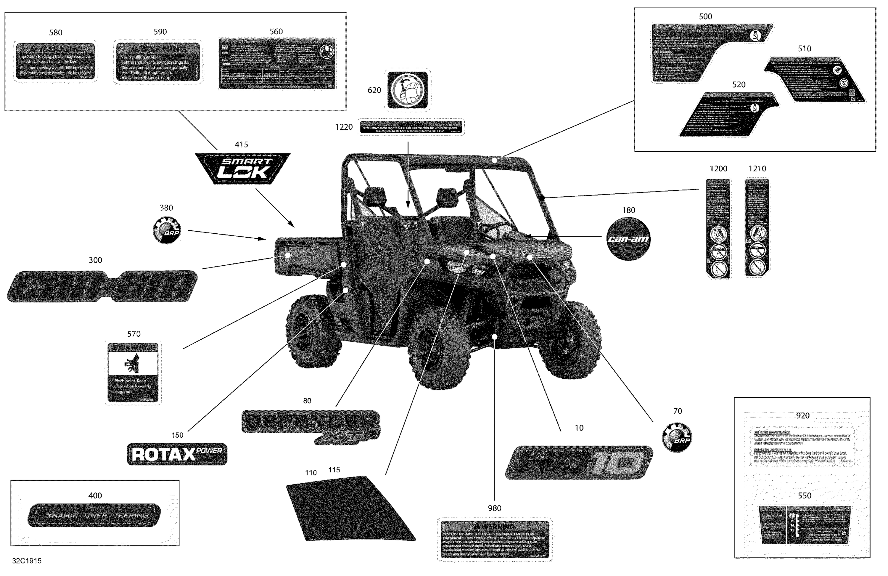 Decals - HD10 - XTP
