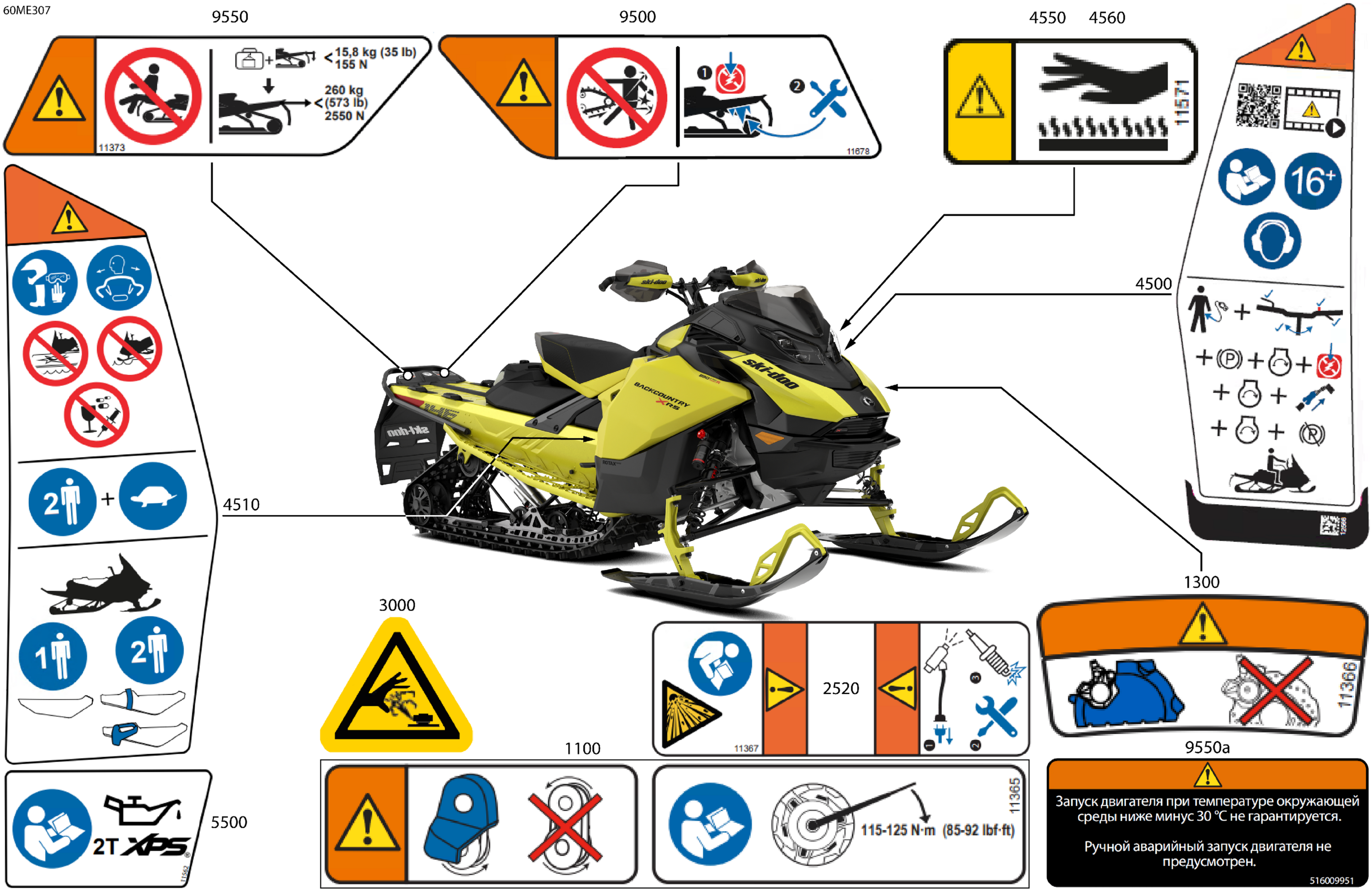 Схема узла: Body - Warning Decals