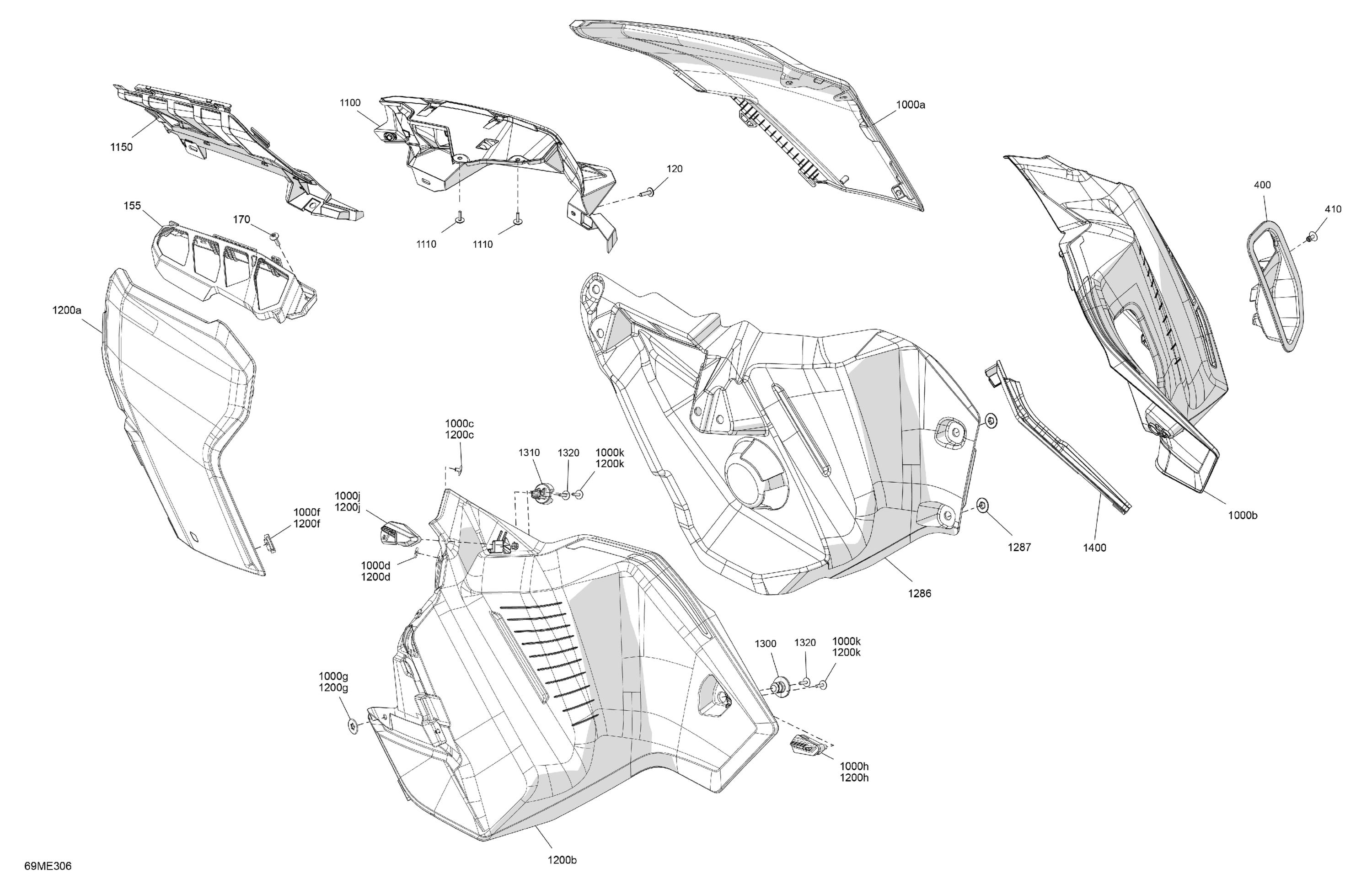 Схема узла: Body - Side Panels