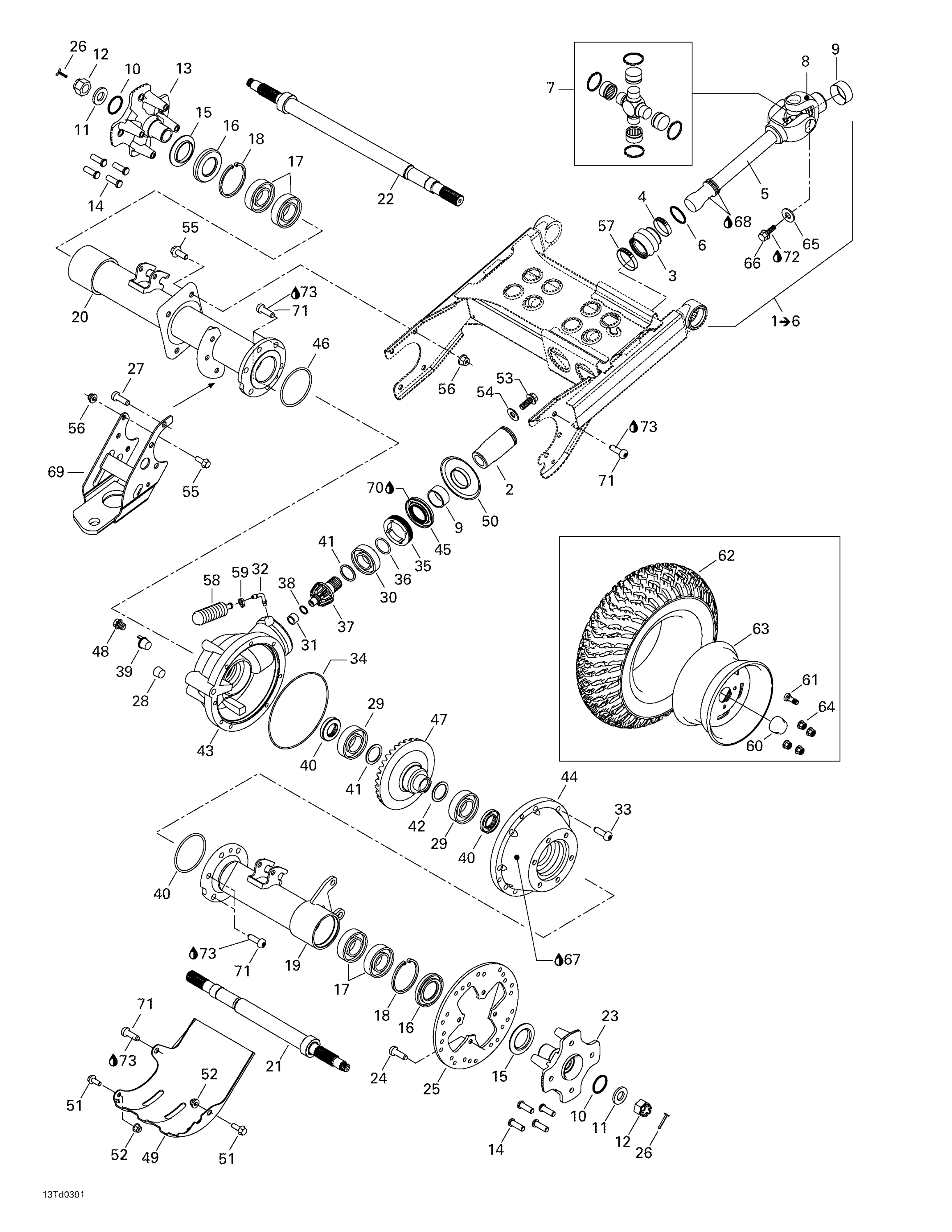 Drive System, Rear