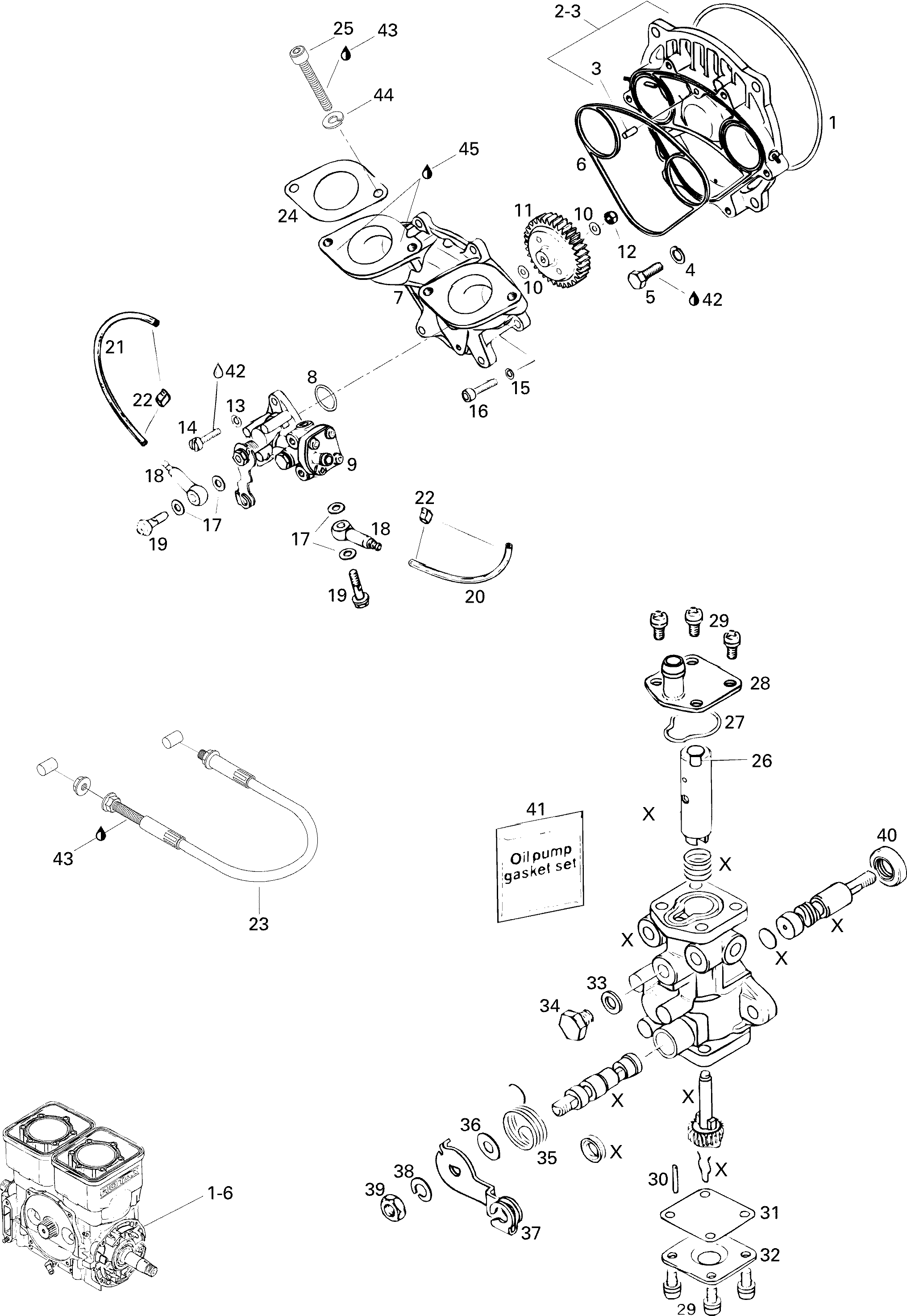 Oil Injection Pump And Rotary Valve