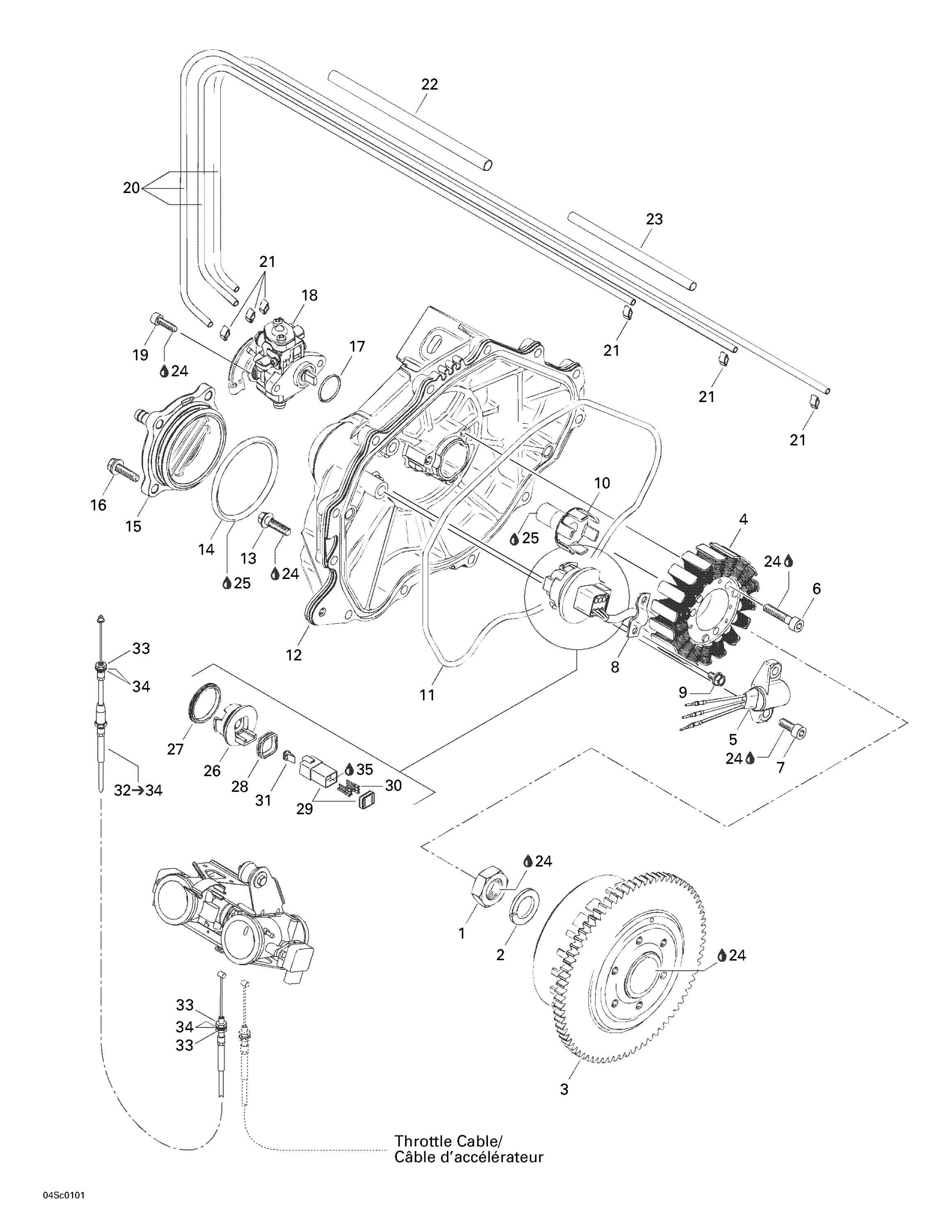 Magneto, Oil Pump