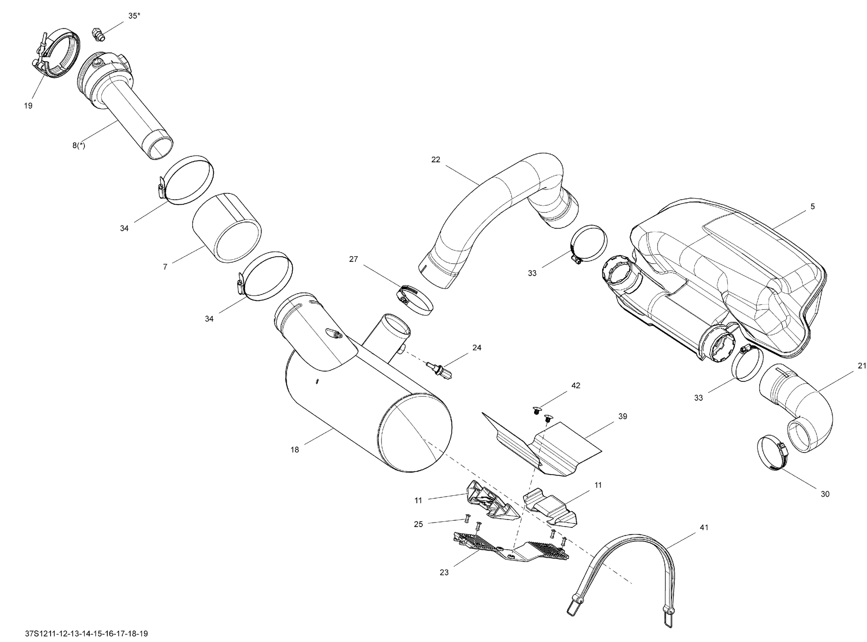 Схема узла: Exhaust System