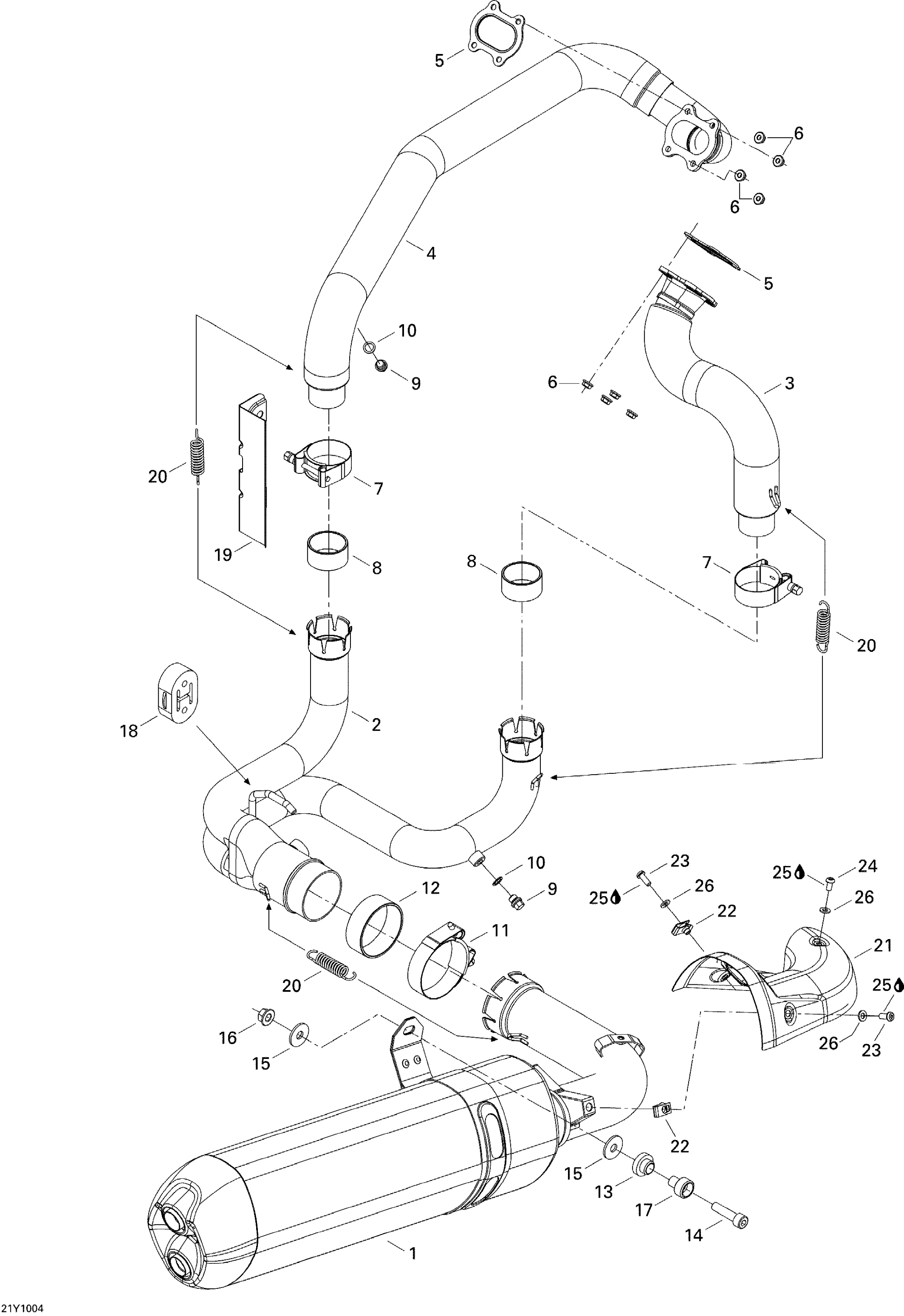 Схема узла: Exhaust System