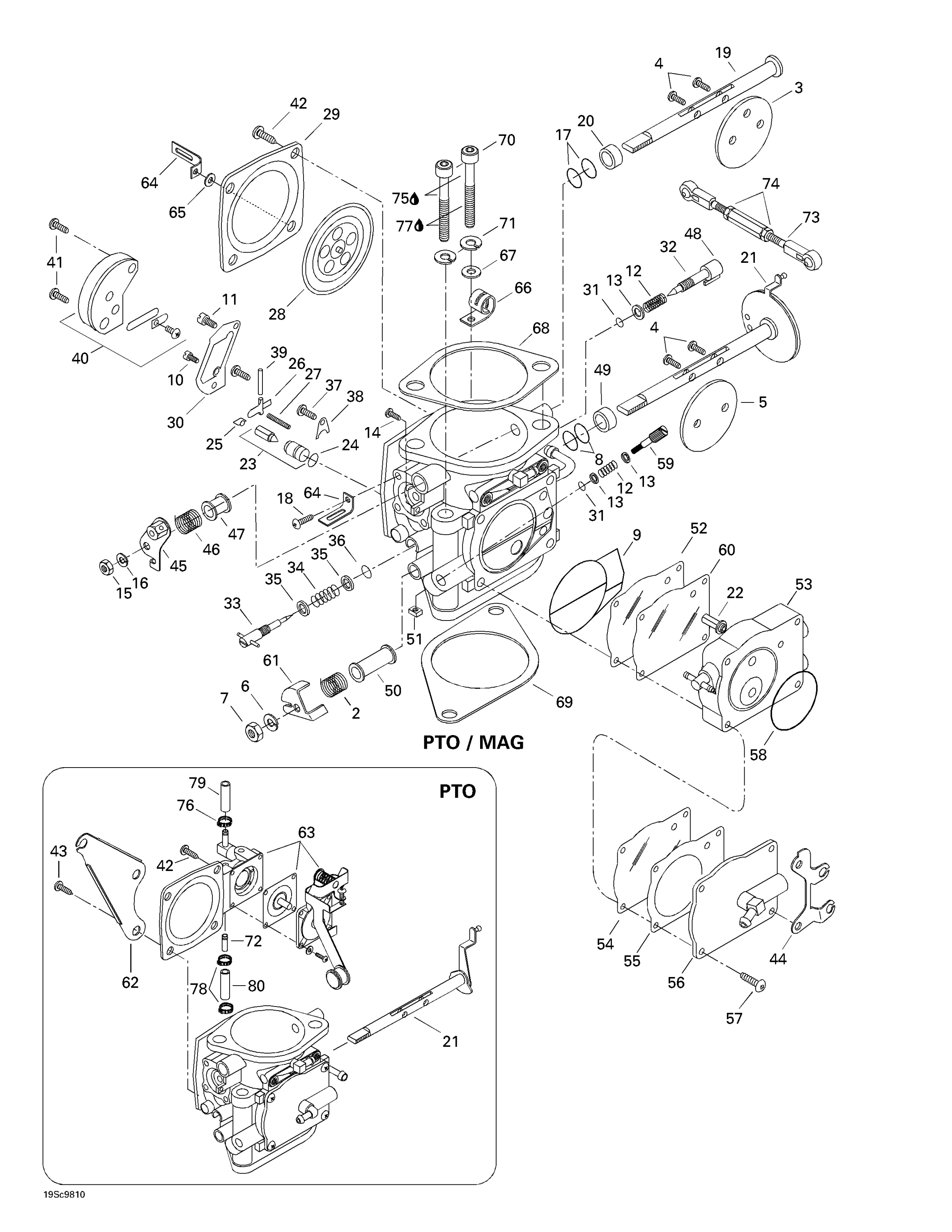 Схема узла: Carburetors