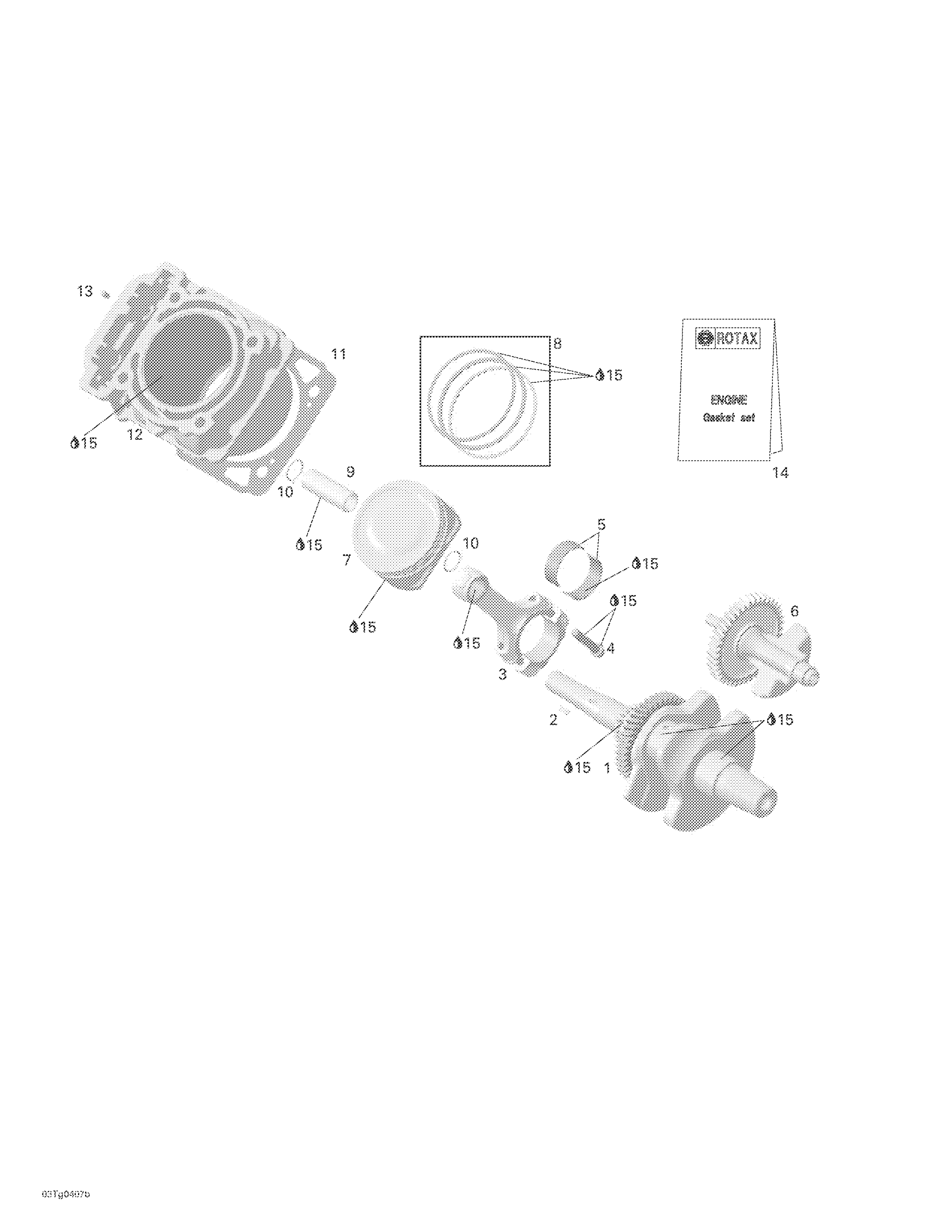 Crankshaft, Piston And Cylinder