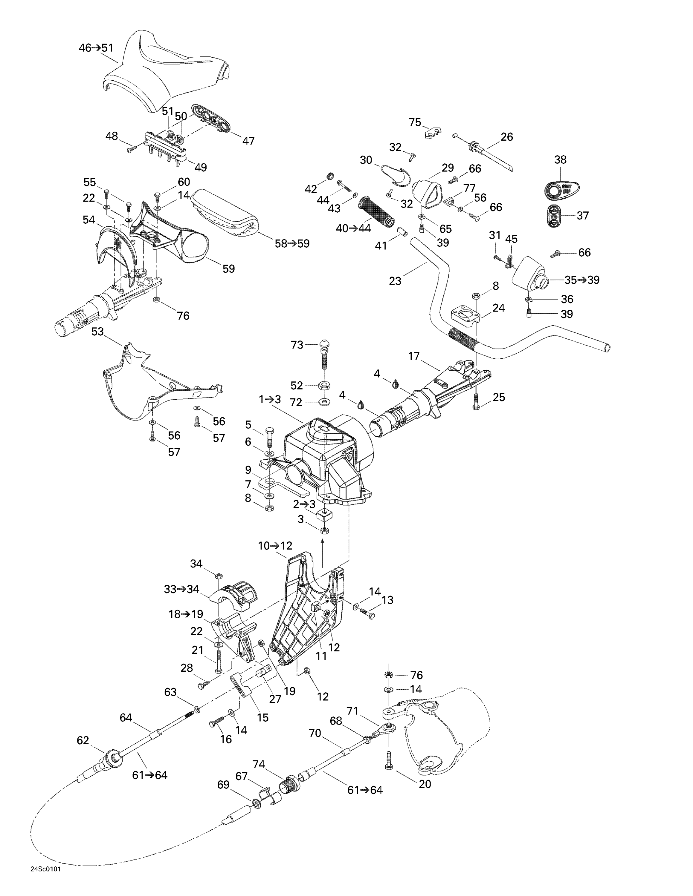 Схема узла: Steering System