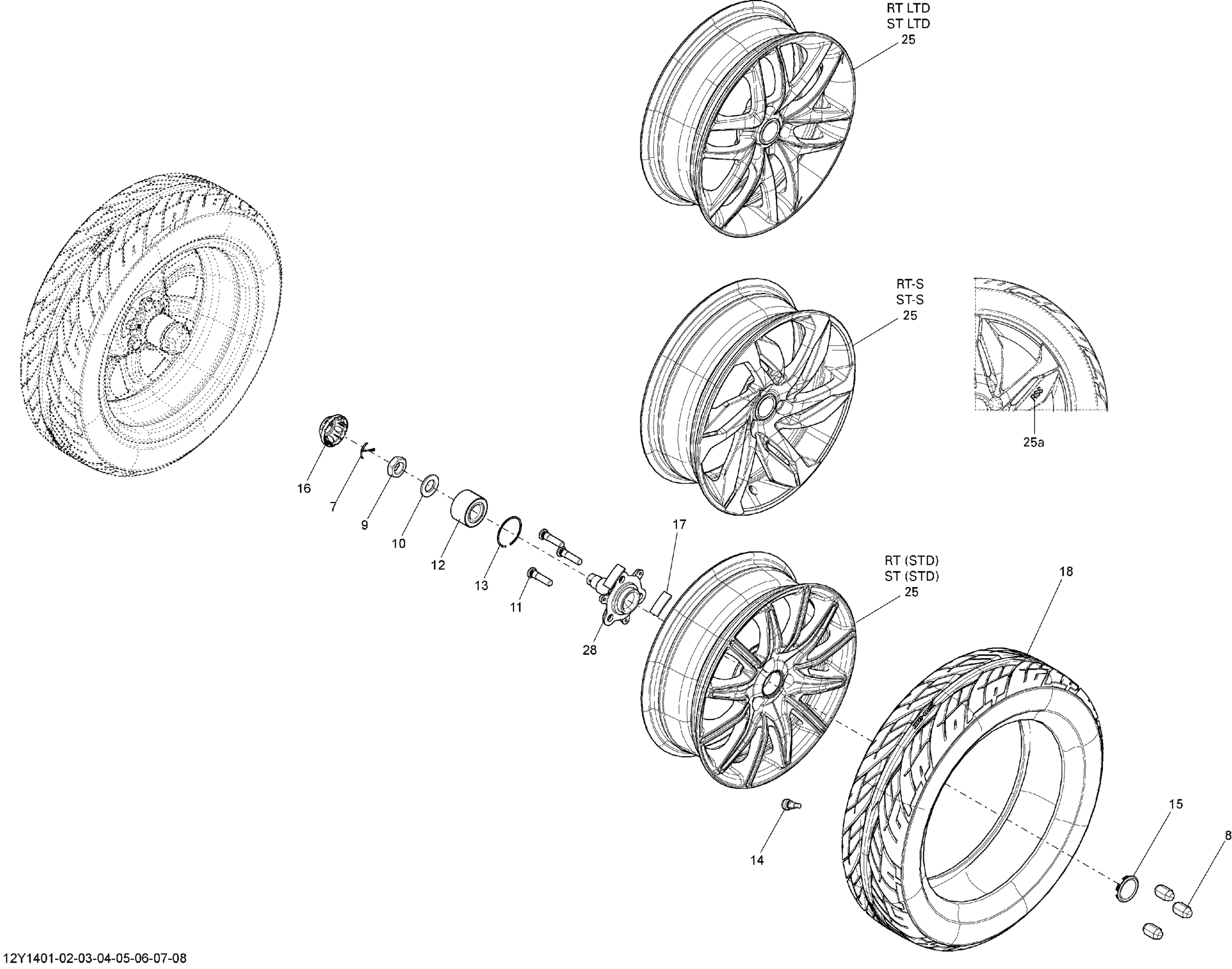Drive System, Front _12Y1408