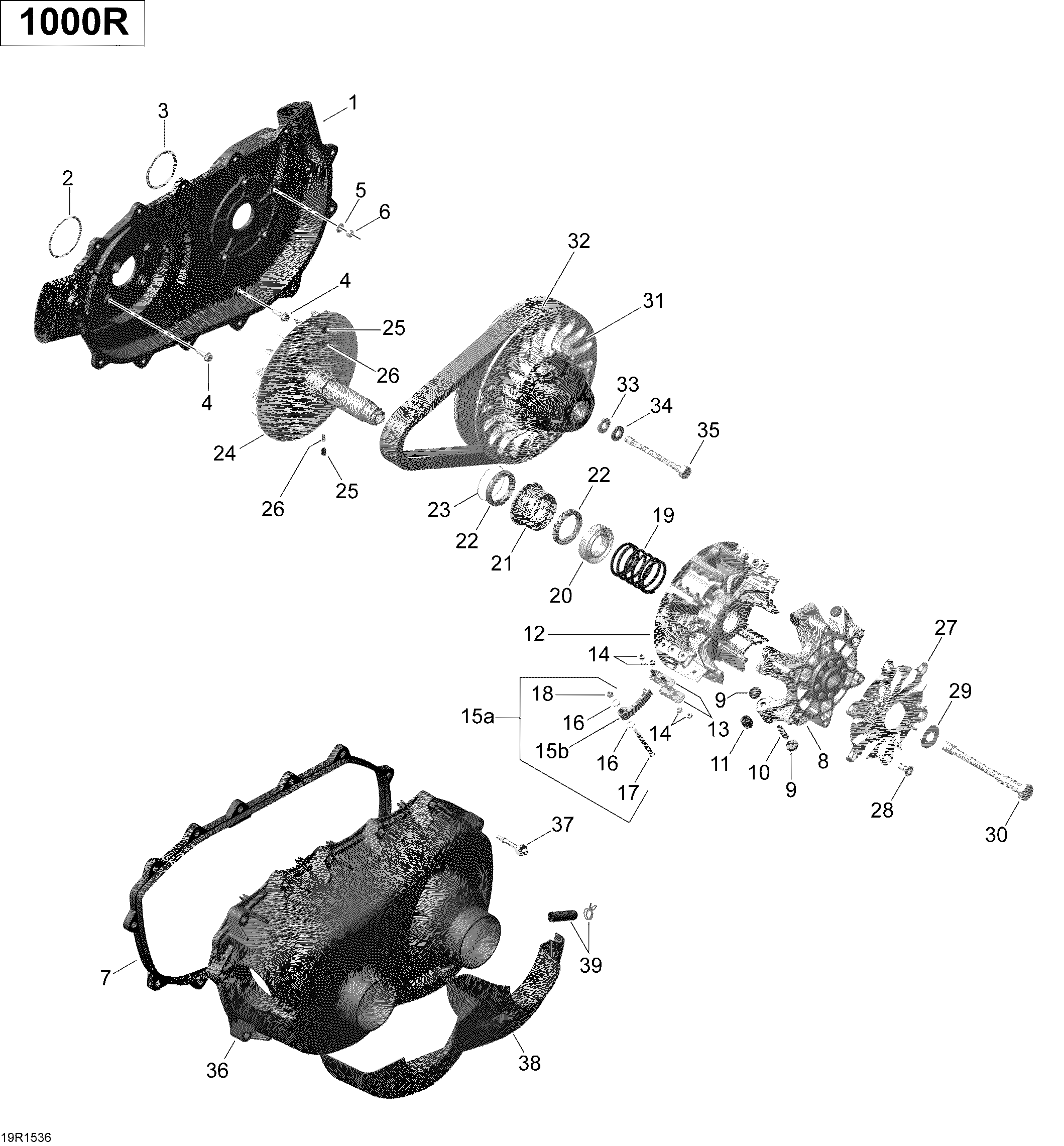 Схема узла: Transmission Turbo _19R1536