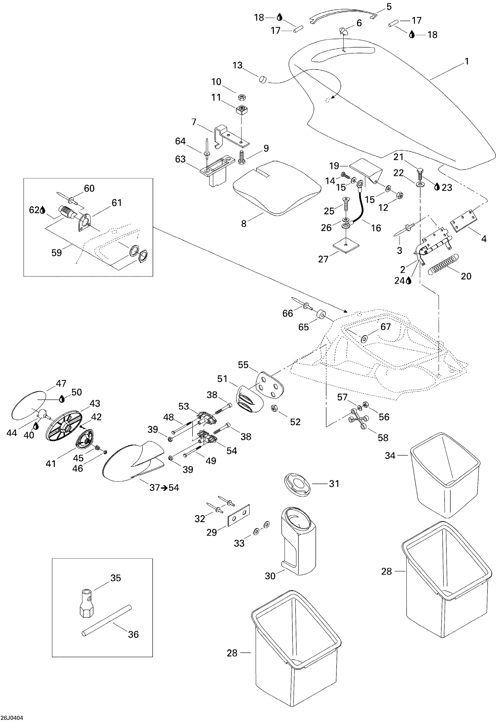 Front Storage Compartment