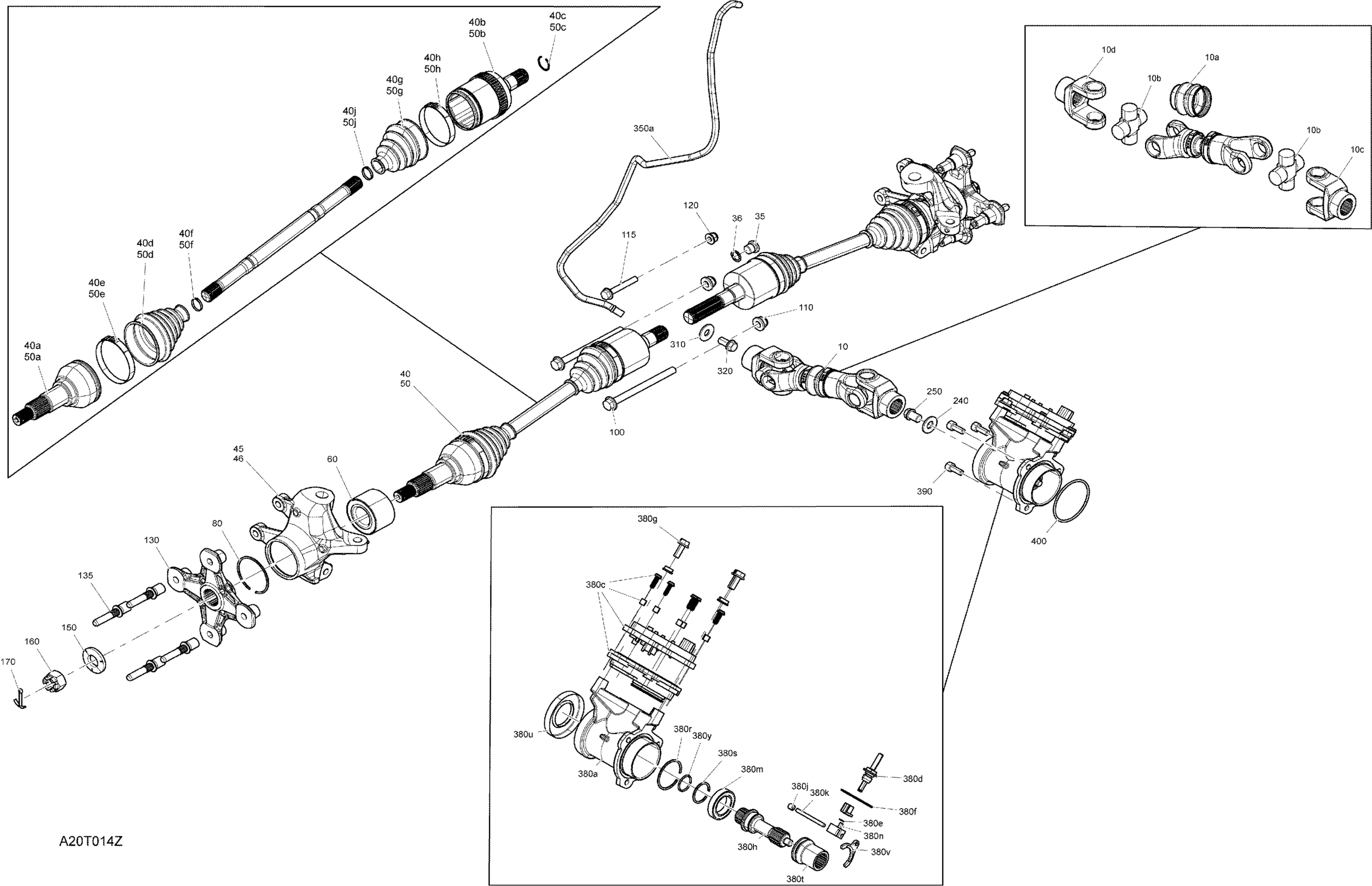 Схема узла: Drive - Front Section - Common Parts