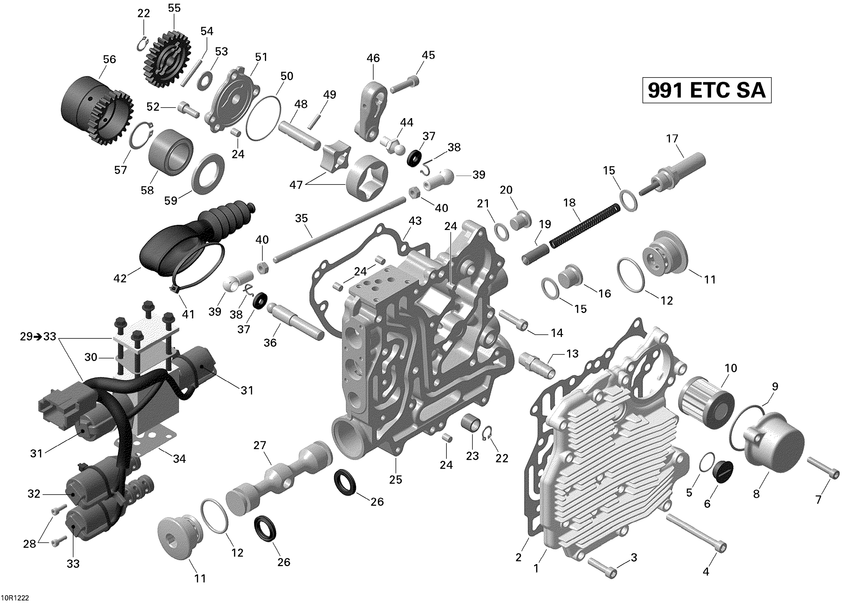Схема узла: Hydraulic Shifting